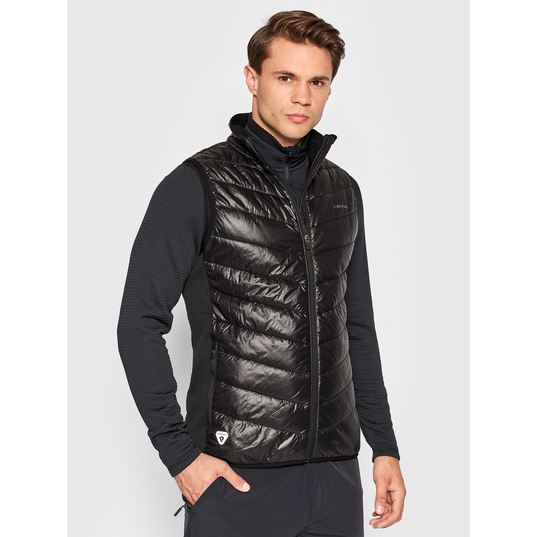Viking Елек Bart Pro 600/23/2332 Черен Regular Fit - Pepit.bg