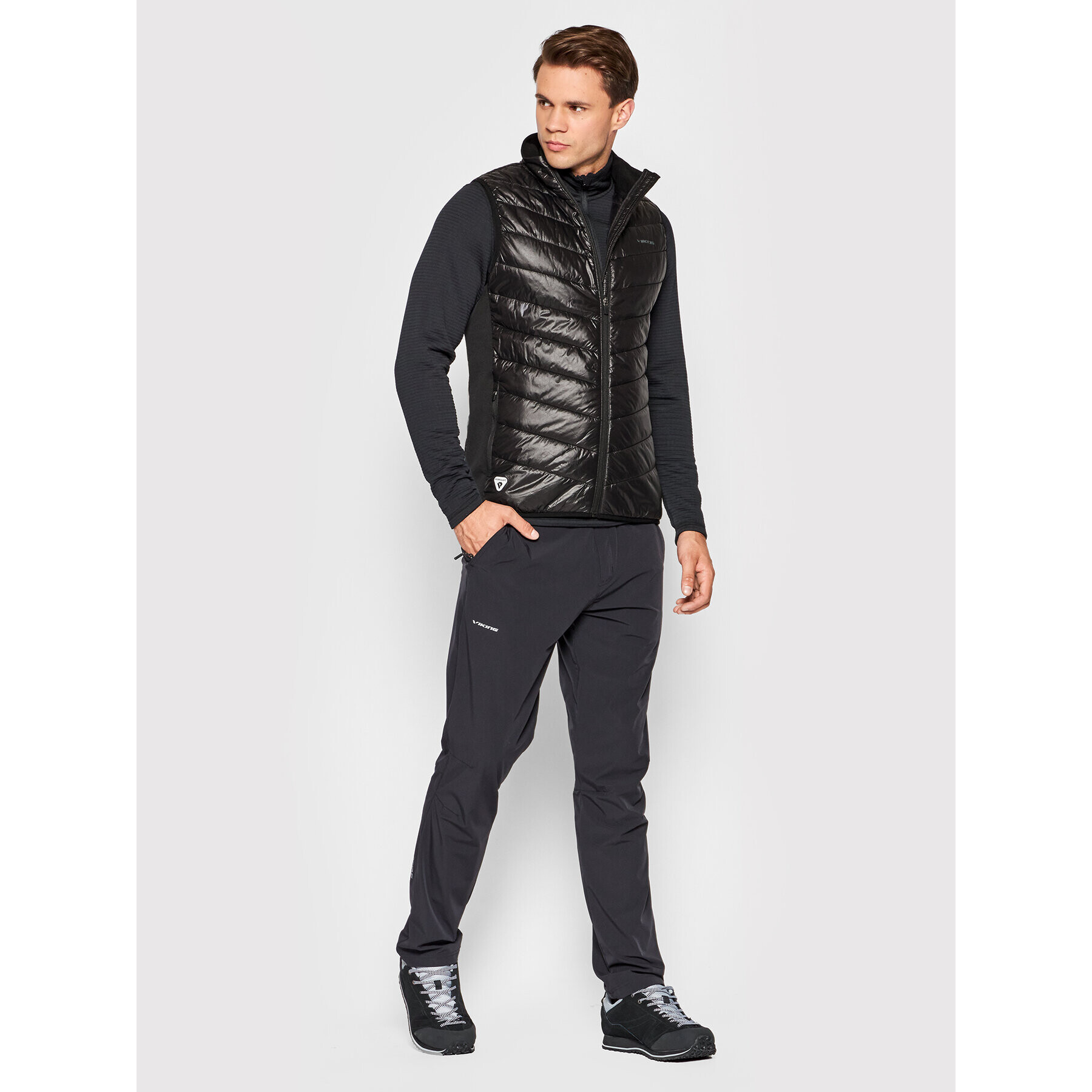Viking Елек Bart Pro 600/23/2332 Черен Regular Fit - Pepit.bg