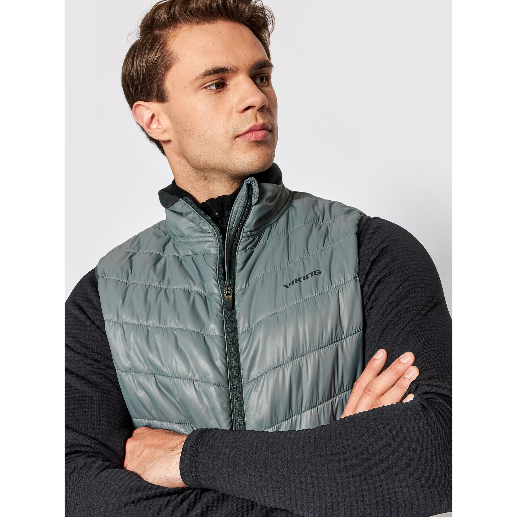 Viking Елек Bart Pro 600/23/2332 Сив Regular Fit - Pepit.bg