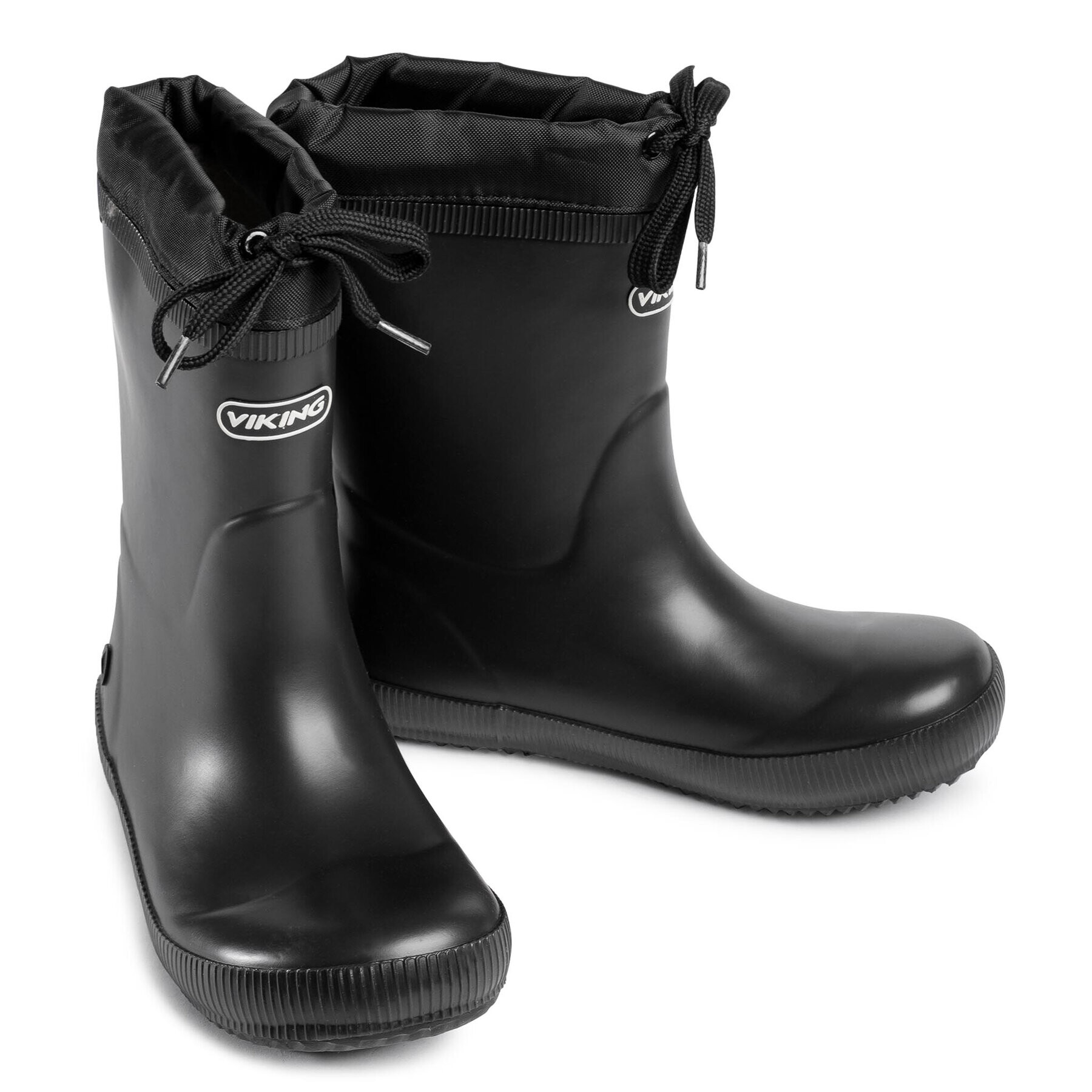 Viking Гумени ботуши Classic Indie Warm Wool 1-19200-2 Черен - Pepit.bg