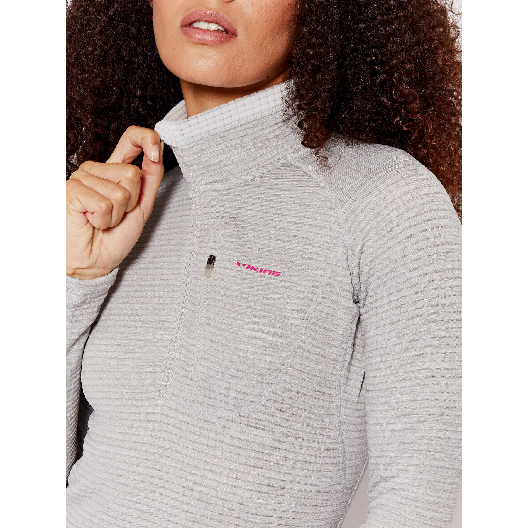 Viking Полар Admont 740/23/9899 Сив Tailored Fit - Pepit.bg