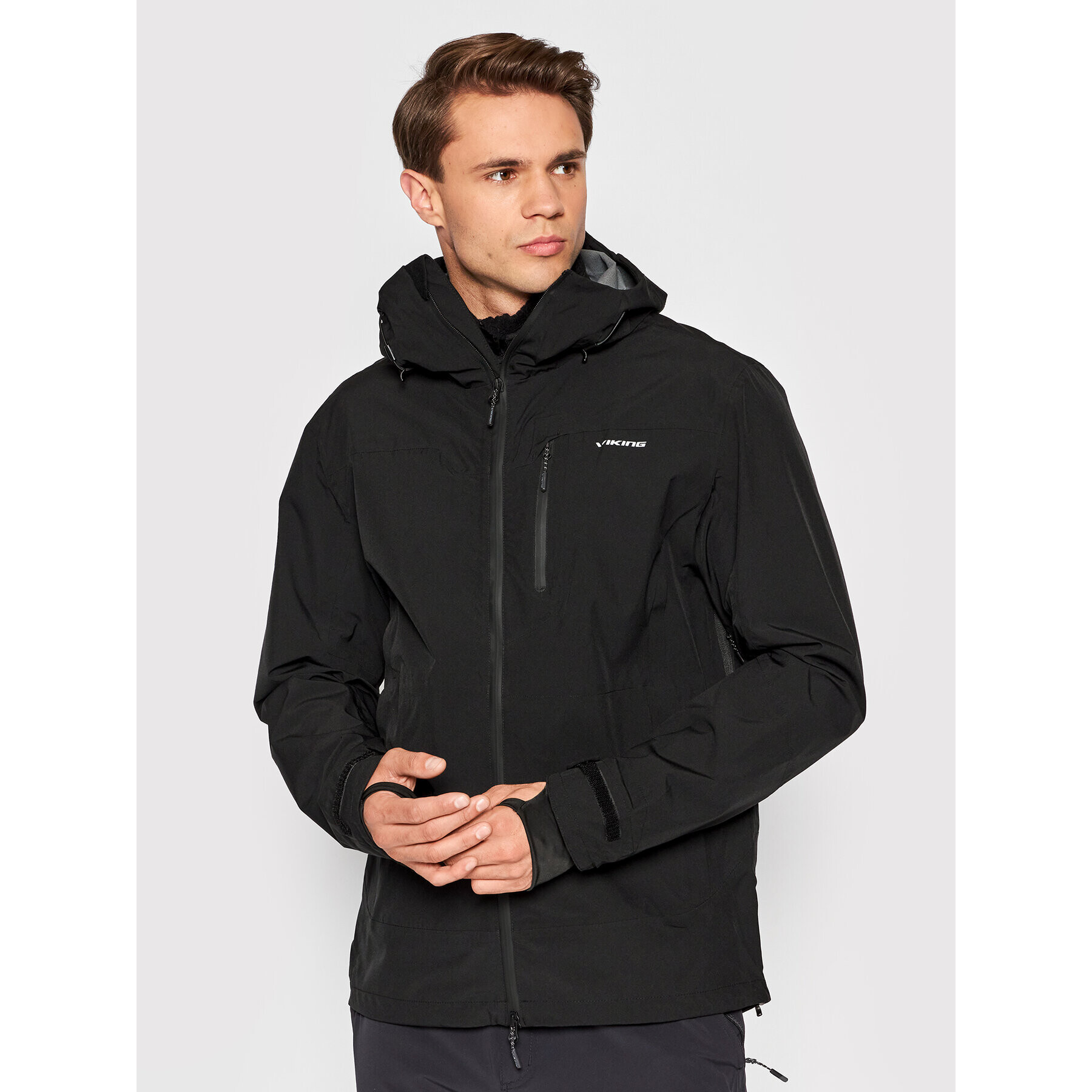 Viking Преходно яке Treck Pro 700/23/905 Черен Regular Fit - Pepit.bg