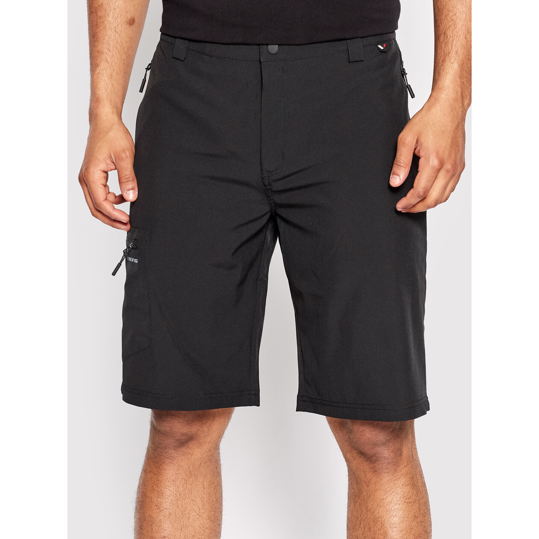Viking Шорти от плат Sumatra 800/24/2630 Черен Regular Fit - Pepit.bg