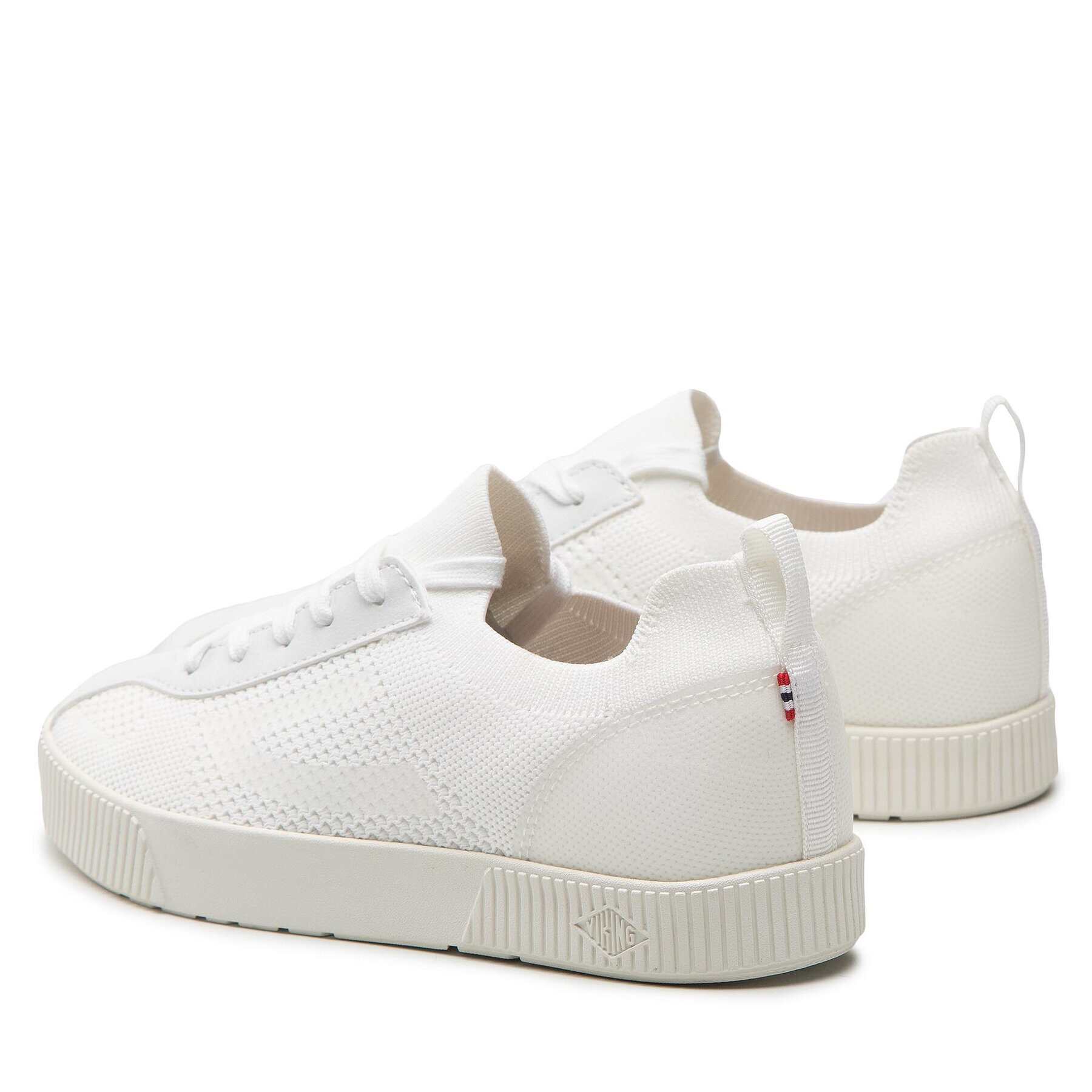 Viking Сникърси Retro Knitted Jr 3-51405-1 Бял - Pepit.bg