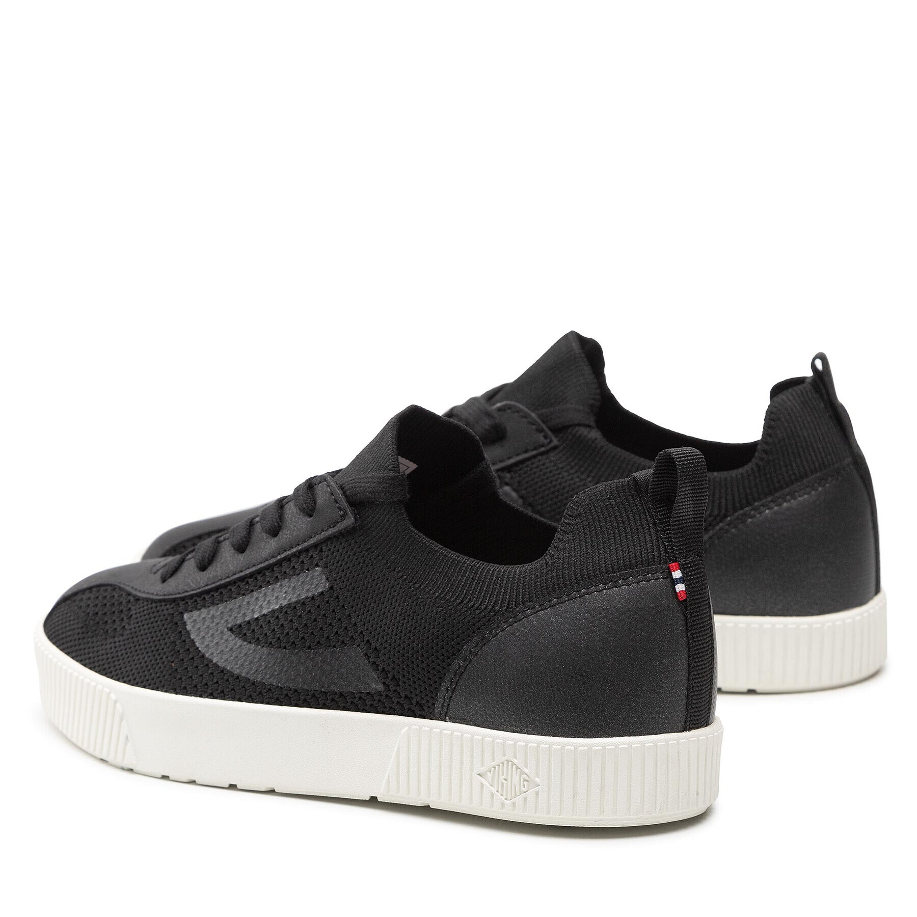 Viking Сникърси Retro Knitted Jr 3-51405-2 Черен - Pepit.bg