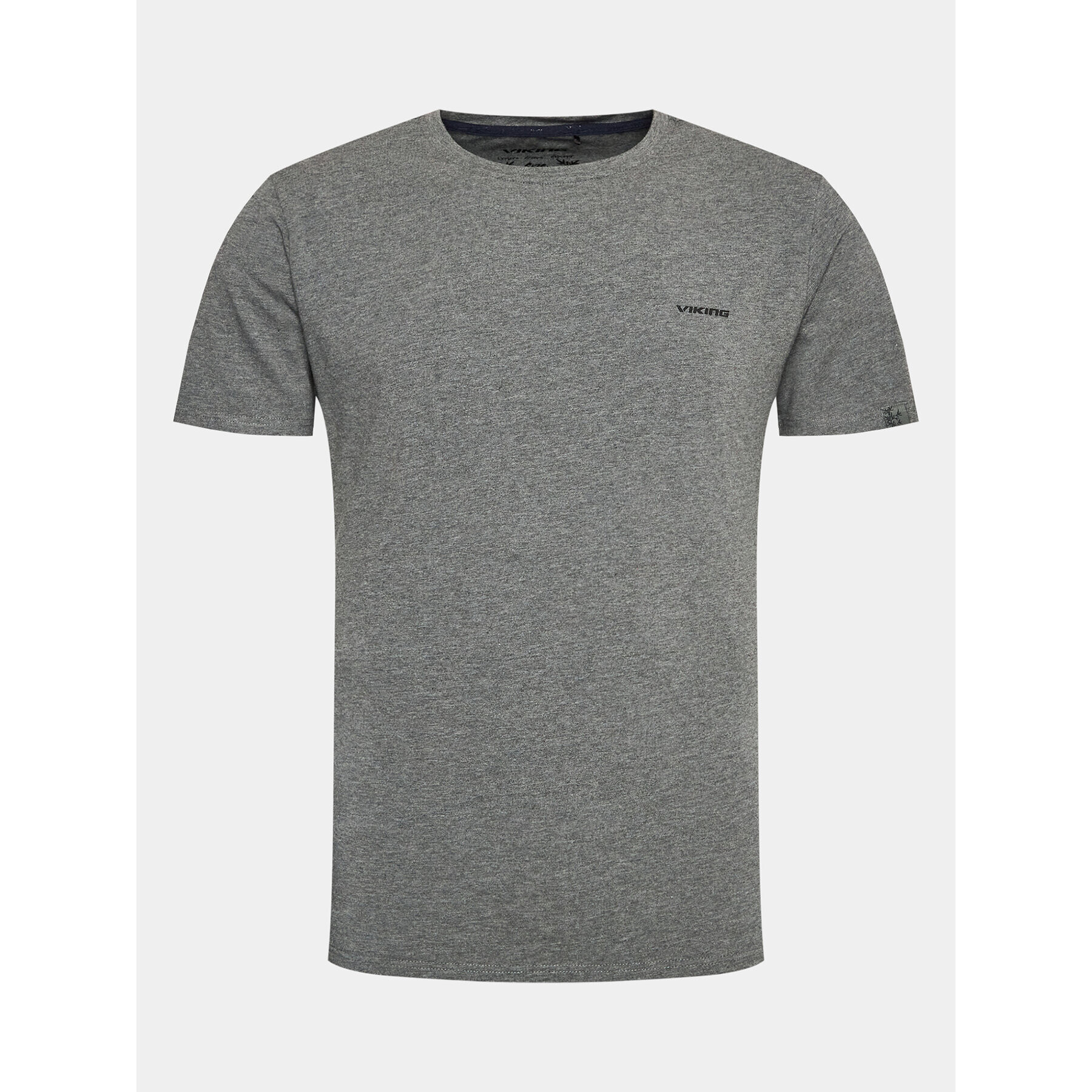 Viking Тишърт Bamboo Harvi Man 500/25/2244 Сив Regular Fit - Pepit.bg