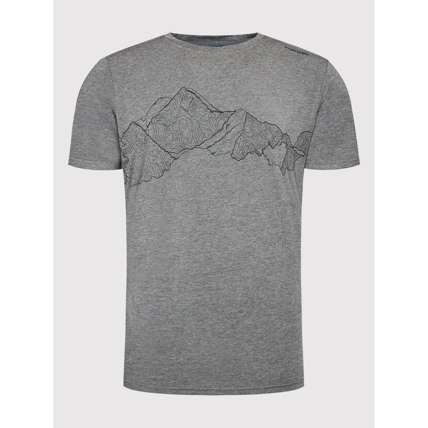 Viking Тишърт Llako 500/22/6640 Сив Regular Fit - Pepit.bg