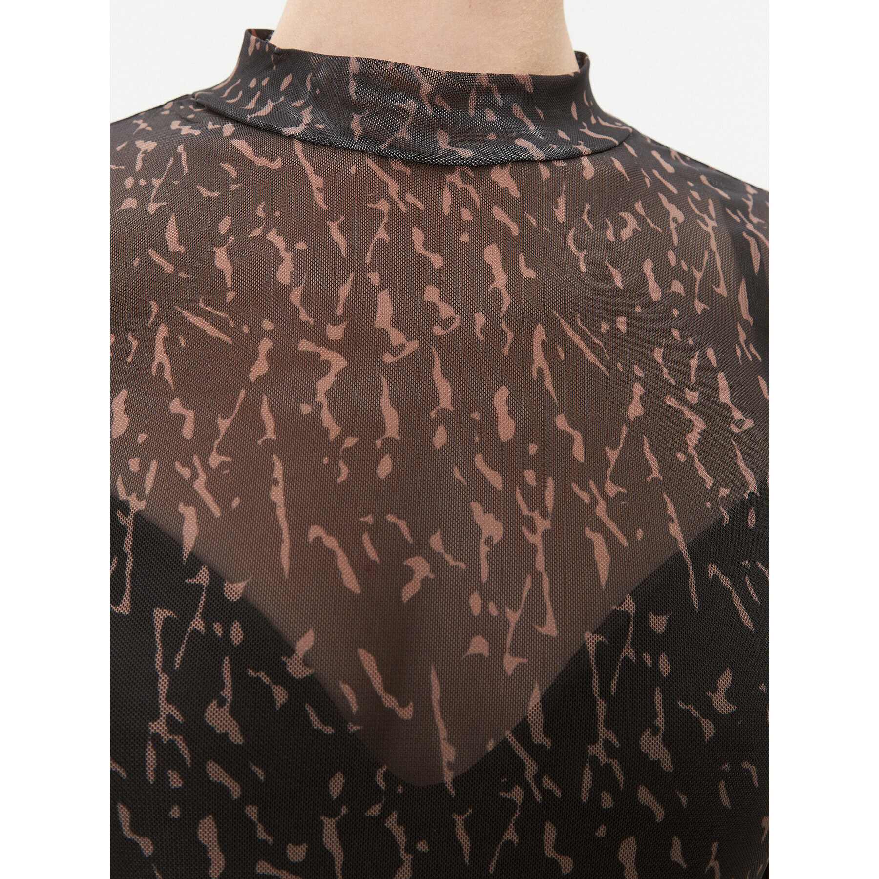Vila Блуза 14088372 Черен Slim Fit - Pepit.bg