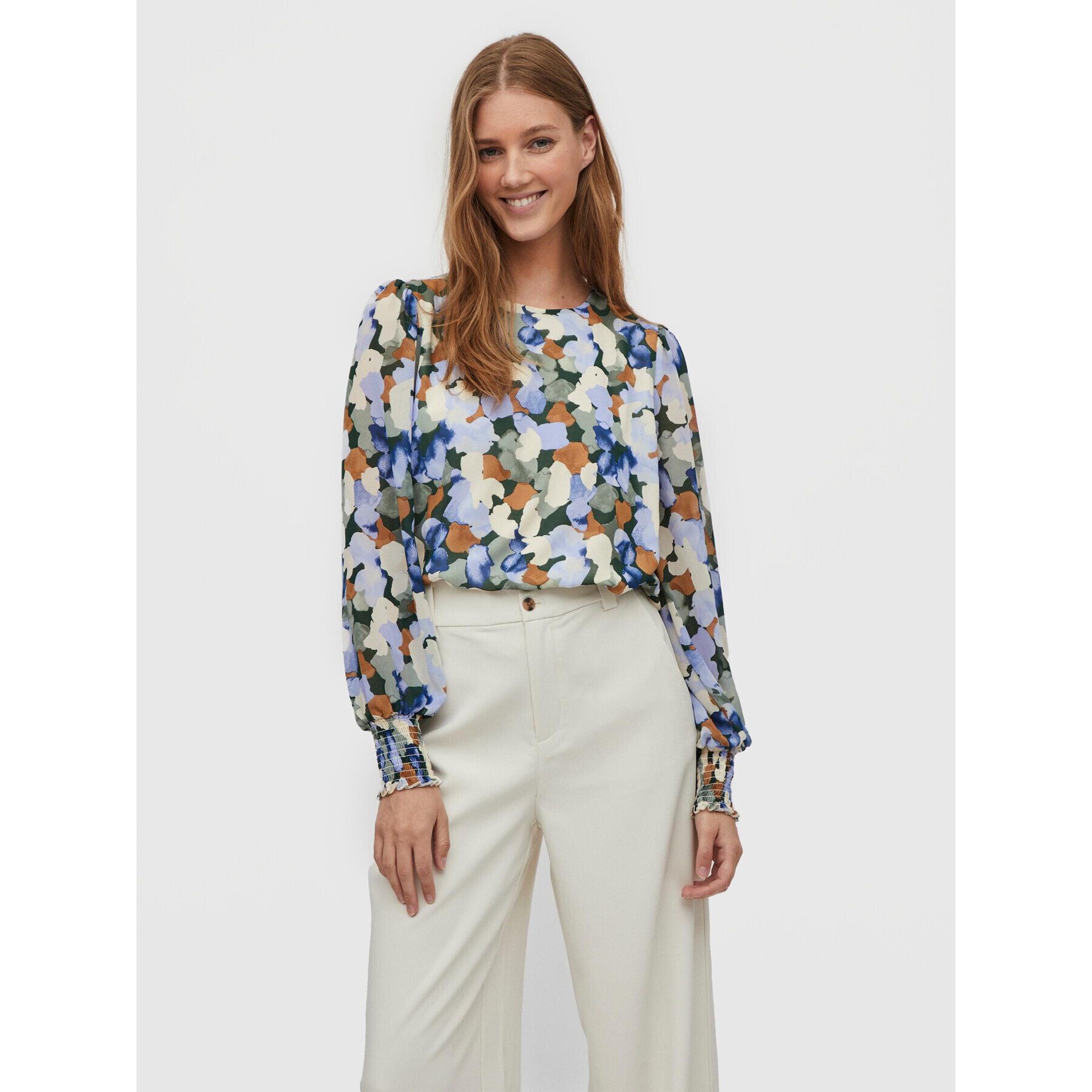 Vila Блуза Adeline 14076633 Цветен Relaxed Fit - Pepit.bg