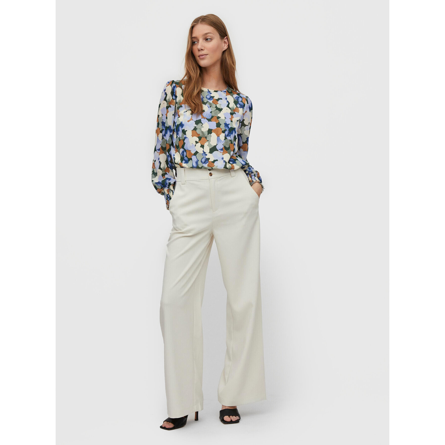 Vila Блуза Adeline 14076633 Цветен Relaxed Fit - Pepit.bg