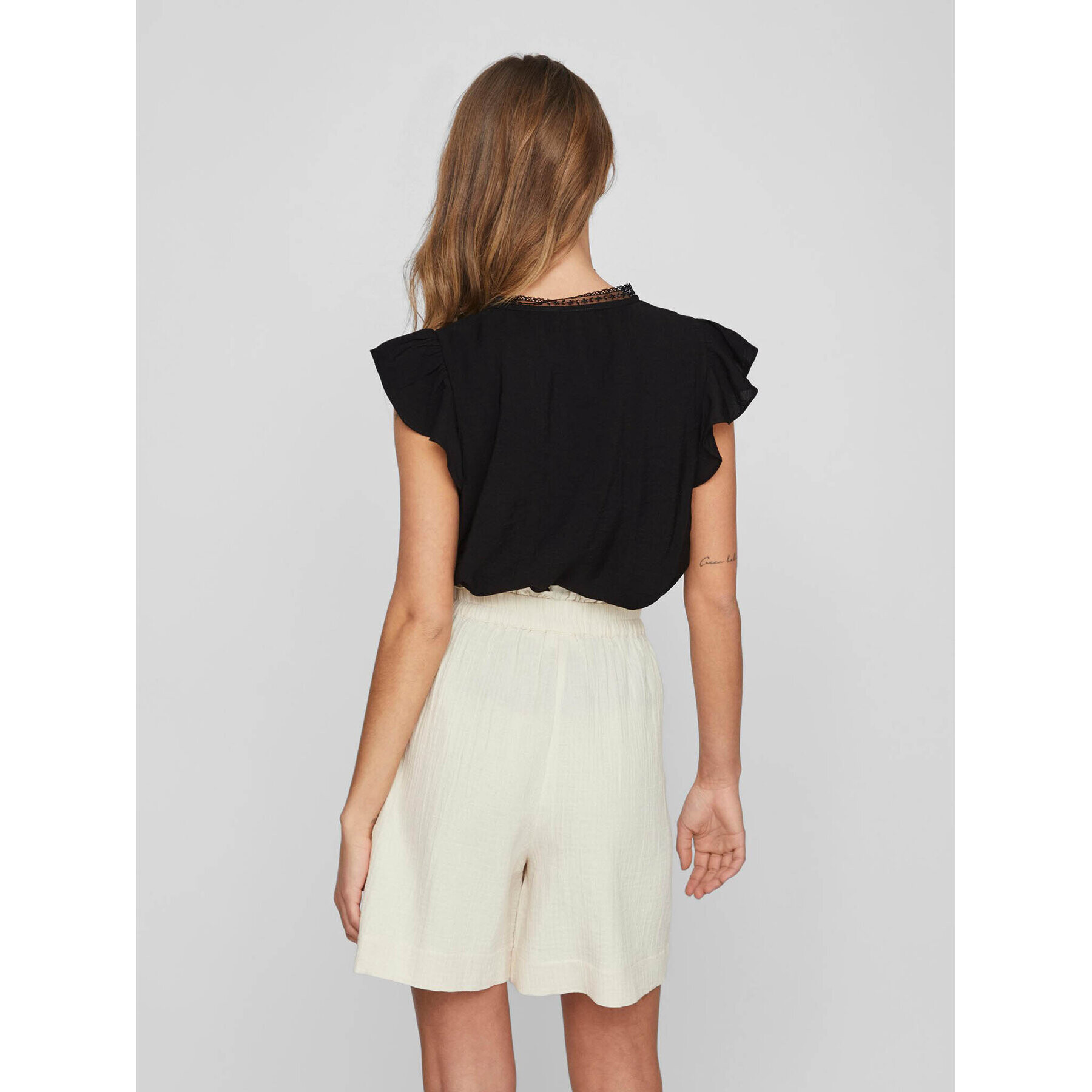 Vila Блуза Lucia 14086329 Черен Loose Fit - Pepit.bg
