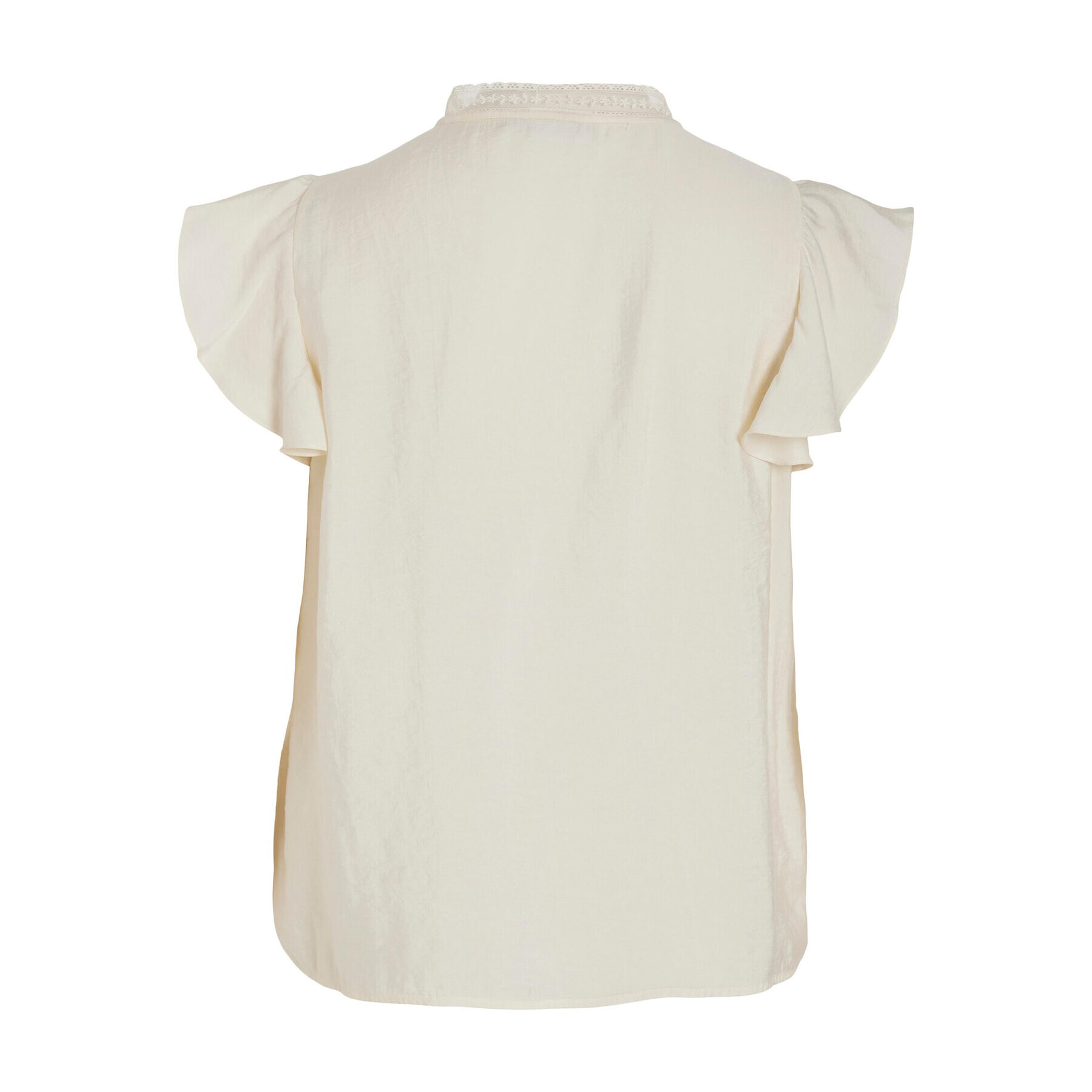 Vila Блуза Lucia 14086329 Екрю Loose Fit - Pepit.bg