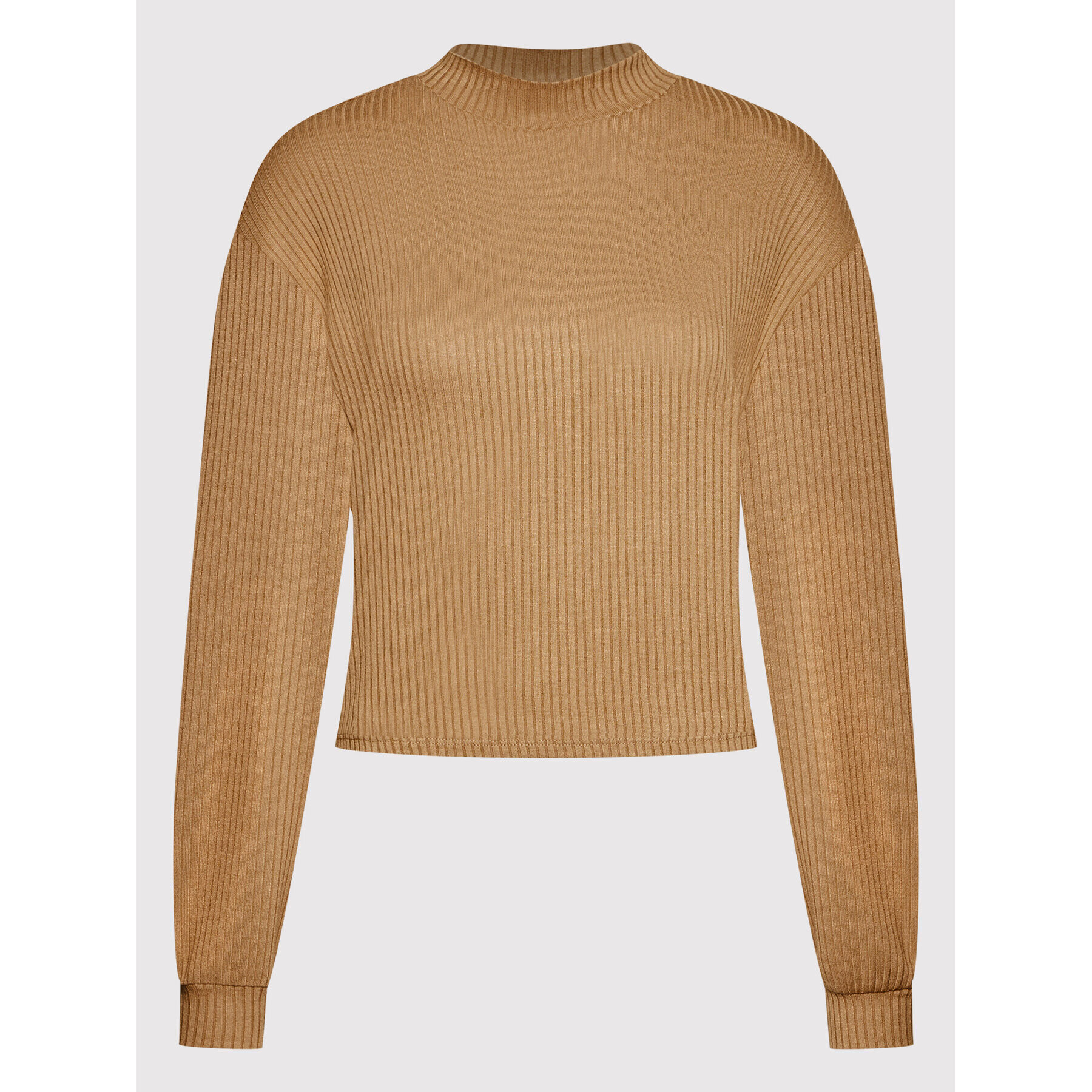 Vila Блуза Ribbi 14065569 Кафяв Relaxed Fit - Pepit.bg