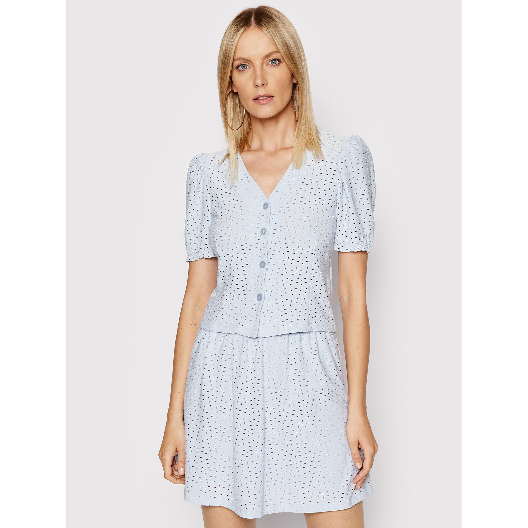 Vila Блуза Tressy 14073648 Син Regular Fit - Pepit.bg