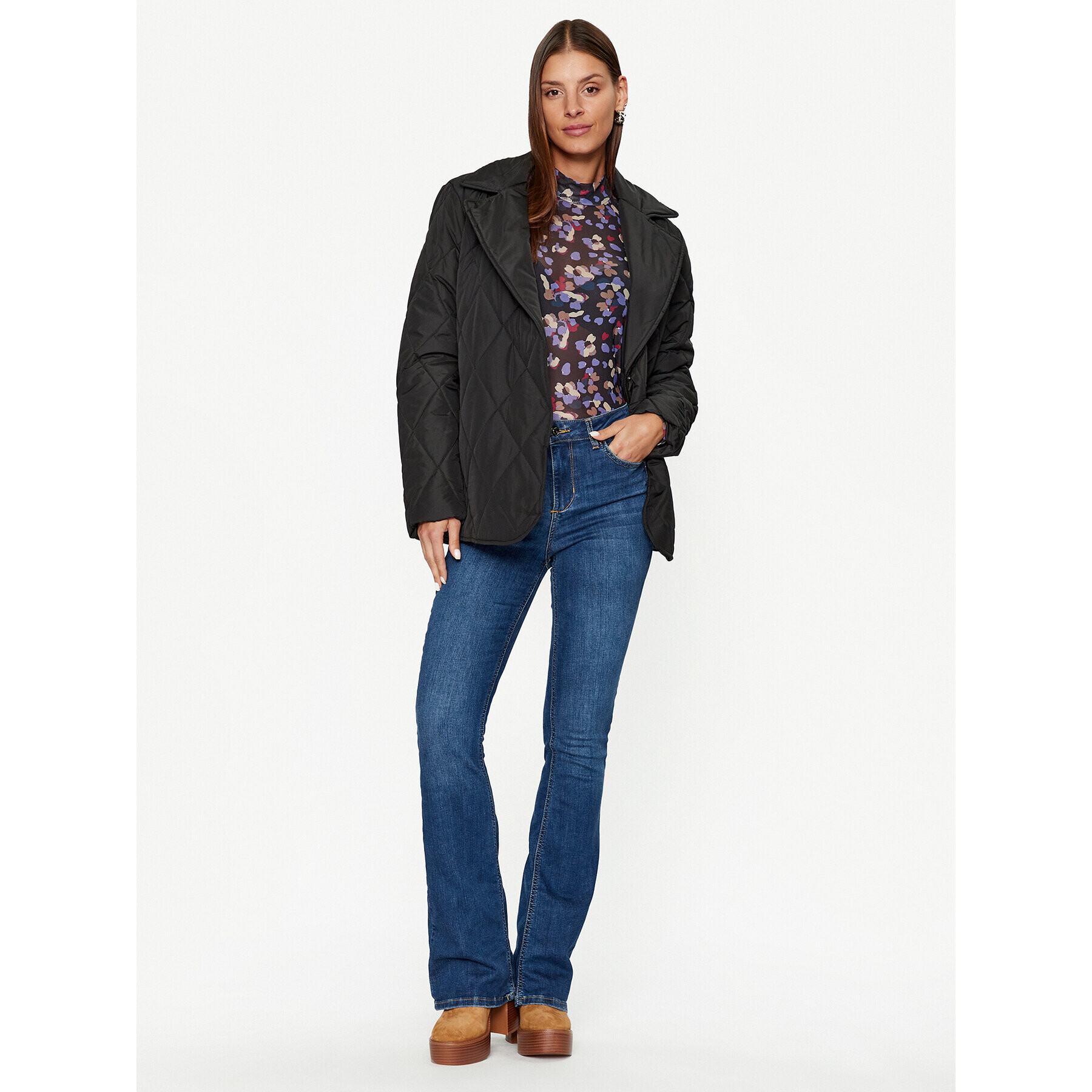 Vila Блуза Volettis 14087252 Цветен Slim Fit - Pepit.bg