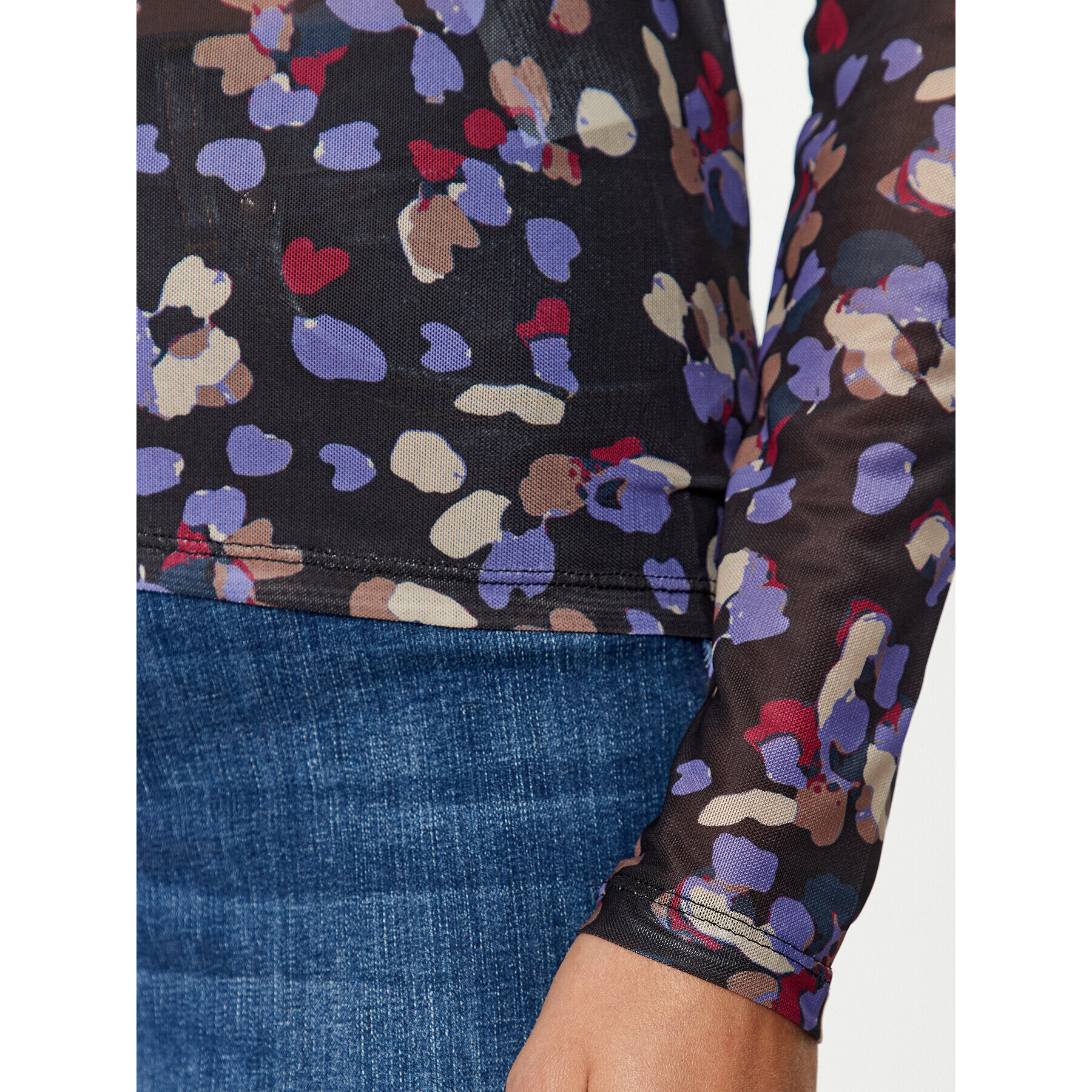 Vila Блуза Volettis 14087252 Цветен Slim Fit - Pepit.bg