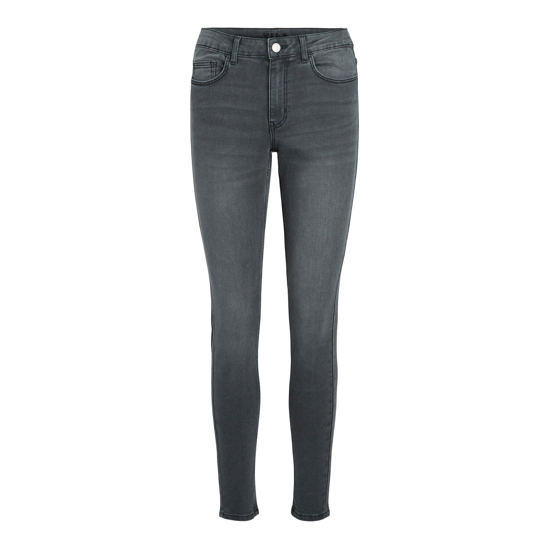 Vila Дънки Sarah 14084763 Сив Skinny Fit - Pepit.bg