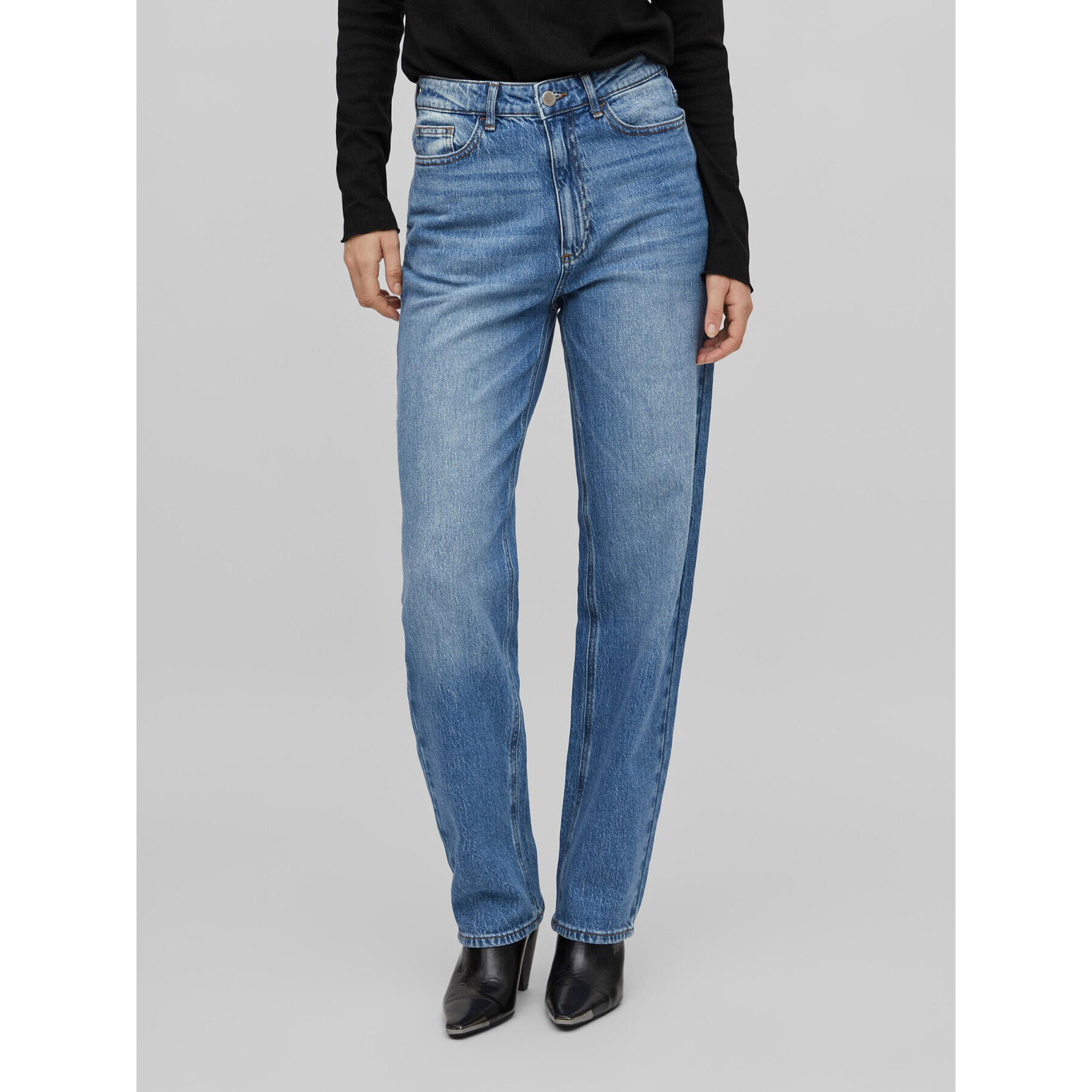 Vila Дънки Kelly 14084730 Син Straight Fit - Pepit.bg