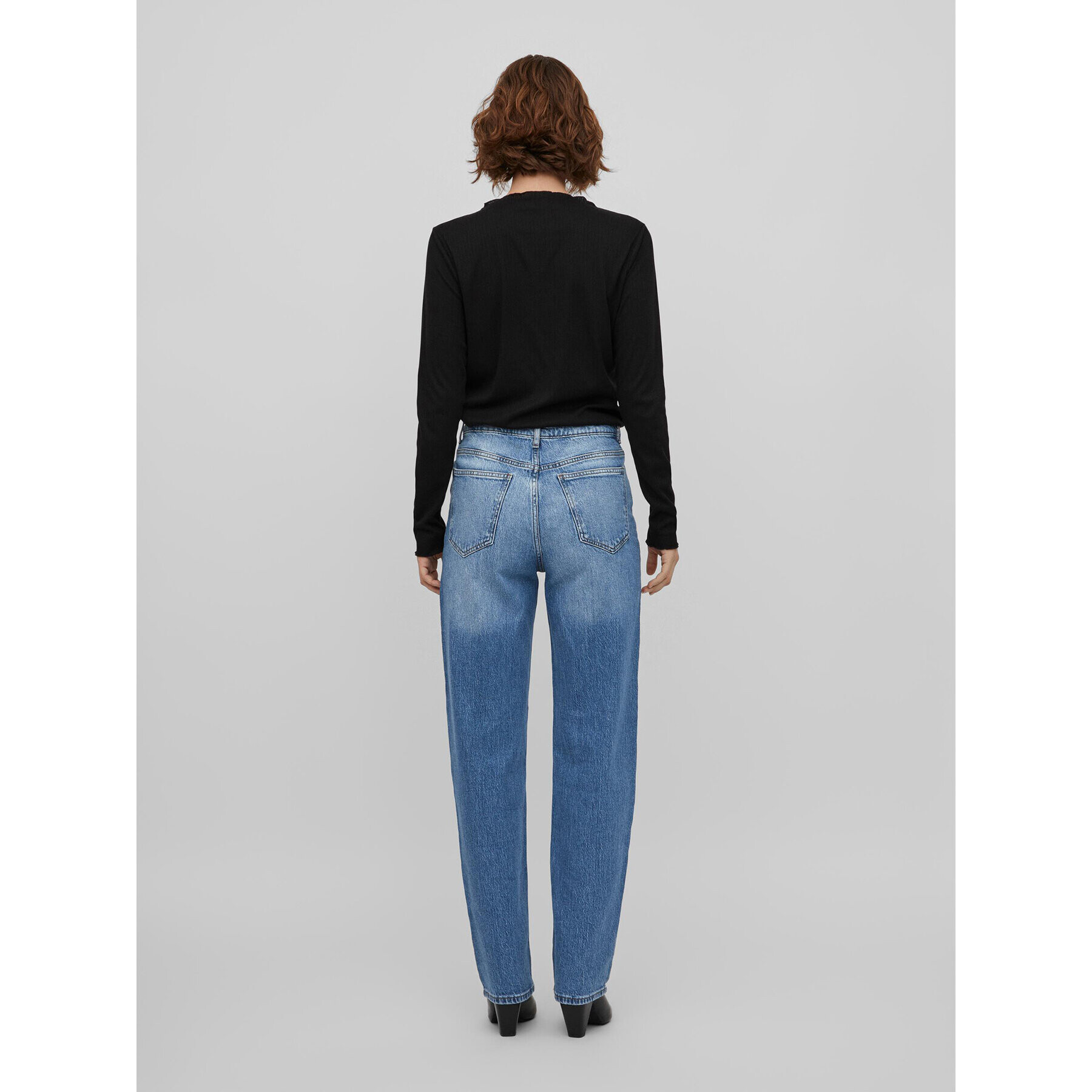 Vila Дънки Kelly 14084730 Син Straight Fit - Pepit.bg