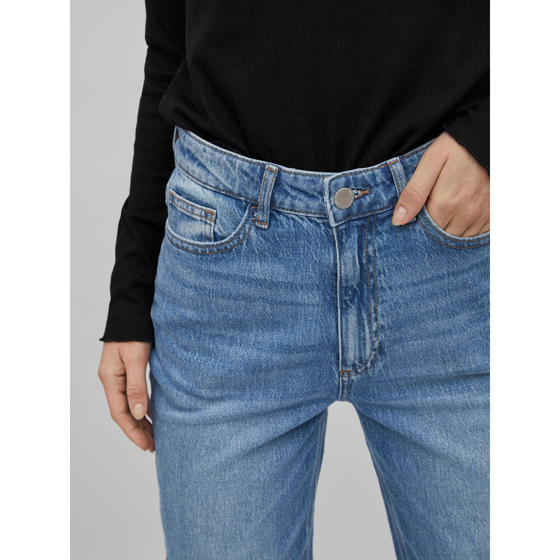 Vila Дънки Kelly 14084730 Син Straight Fit - Pepit.bg