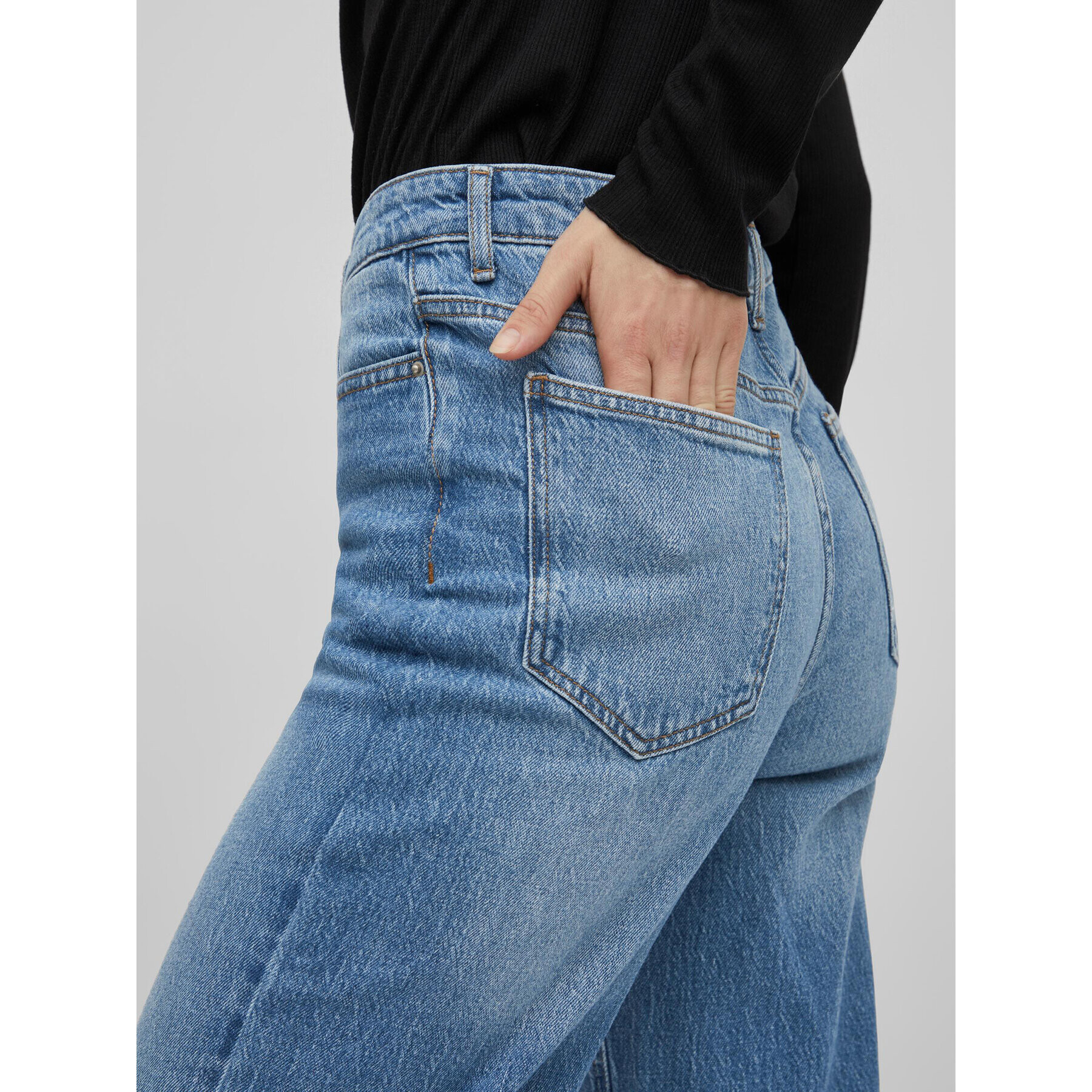 Vila Дънки Kelly 14084730 Син Straight Fit - Pepit.bg