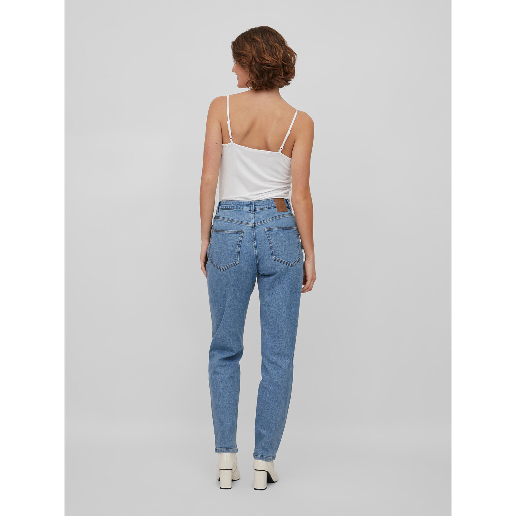 Vila Дънки Naomi 14080230 Син Mom Fit - Pepit.bg