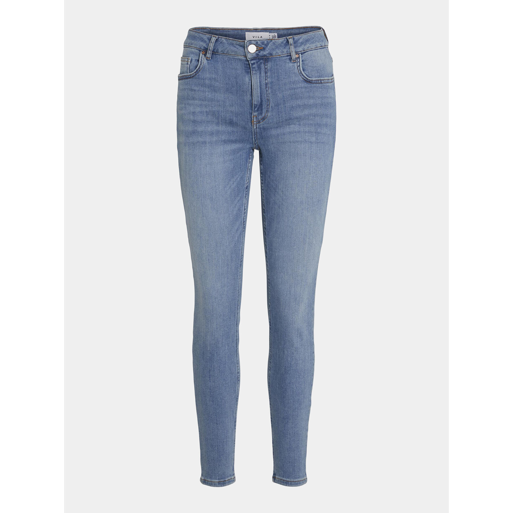 Vila Дънки Sarah 14094341 Син Skinny Fit - Pepit.bg