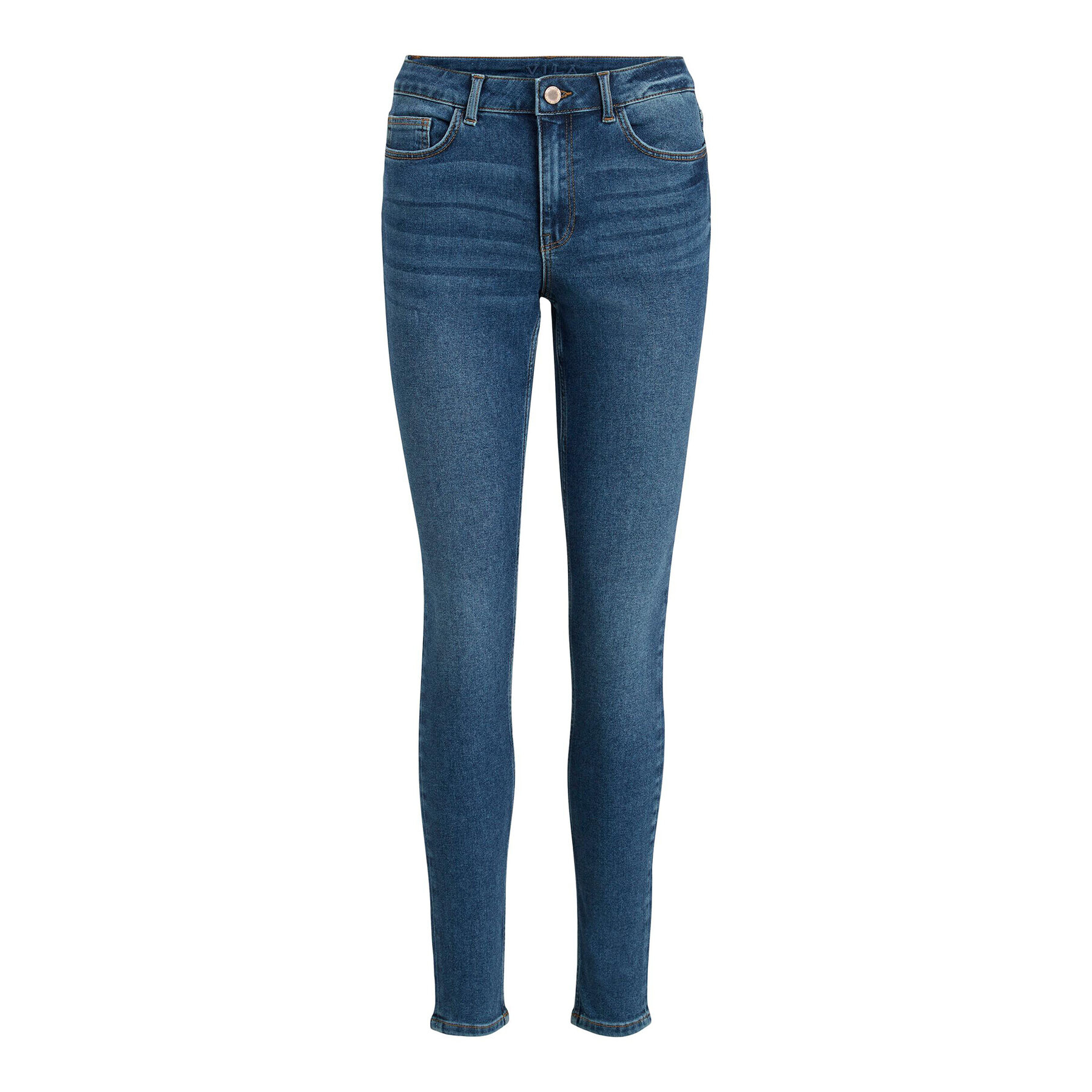 Vila Дънки Skinnie 14077833 Тъмносин Skinny Fit - Pepit.bg