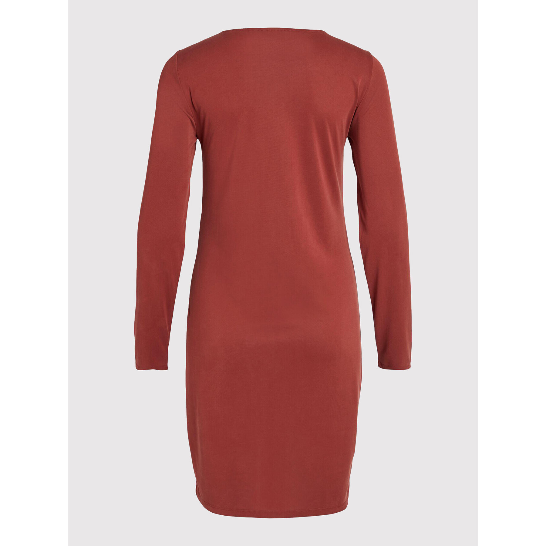Vila Ежедневна рокля Modala 14075489 Червен Slim Fit - Pepit.bg