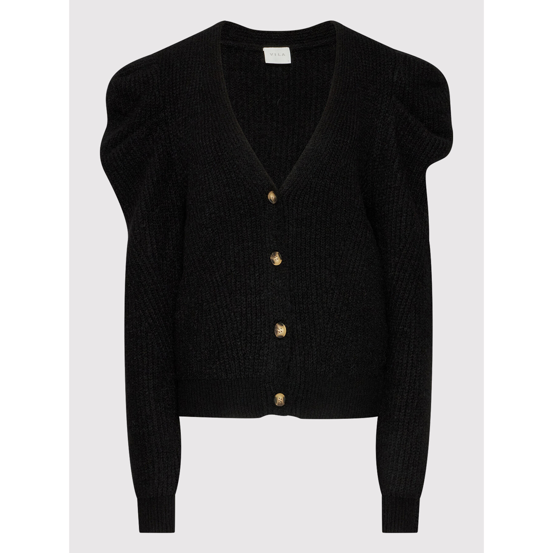 Vila Кардиган Prime 14069345 Черен Relaxed Fit - Pepit.bg