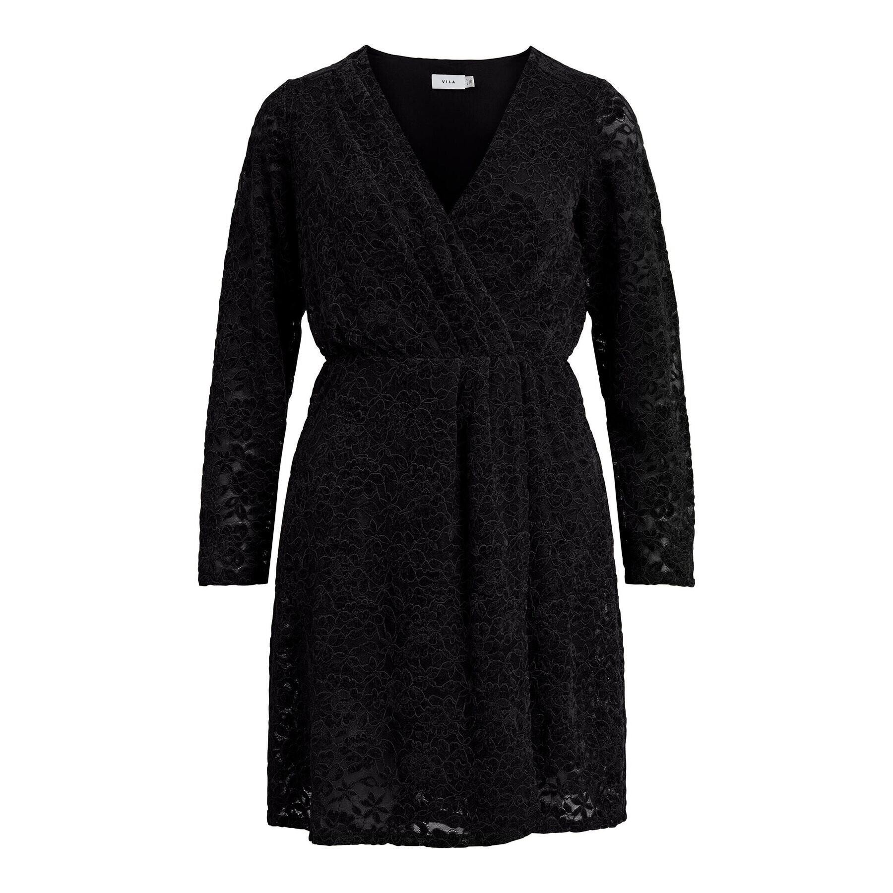 Vila Коктейлна рокля Beaut 14079167 Черен Regular Fit - Pepit.bg