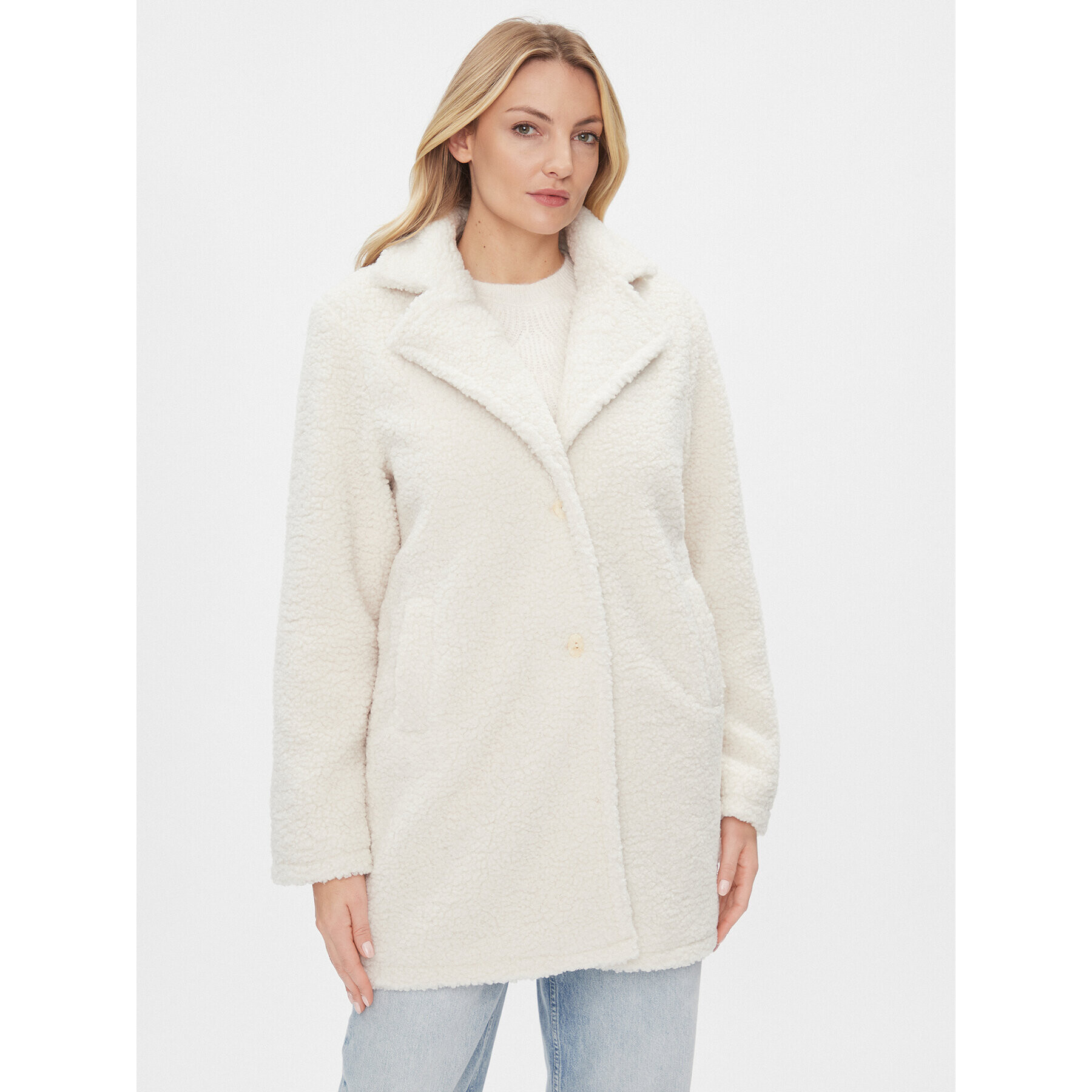 Vila Кожух Lilla 14095452 Екрю Regular Fit - Pepit.bg