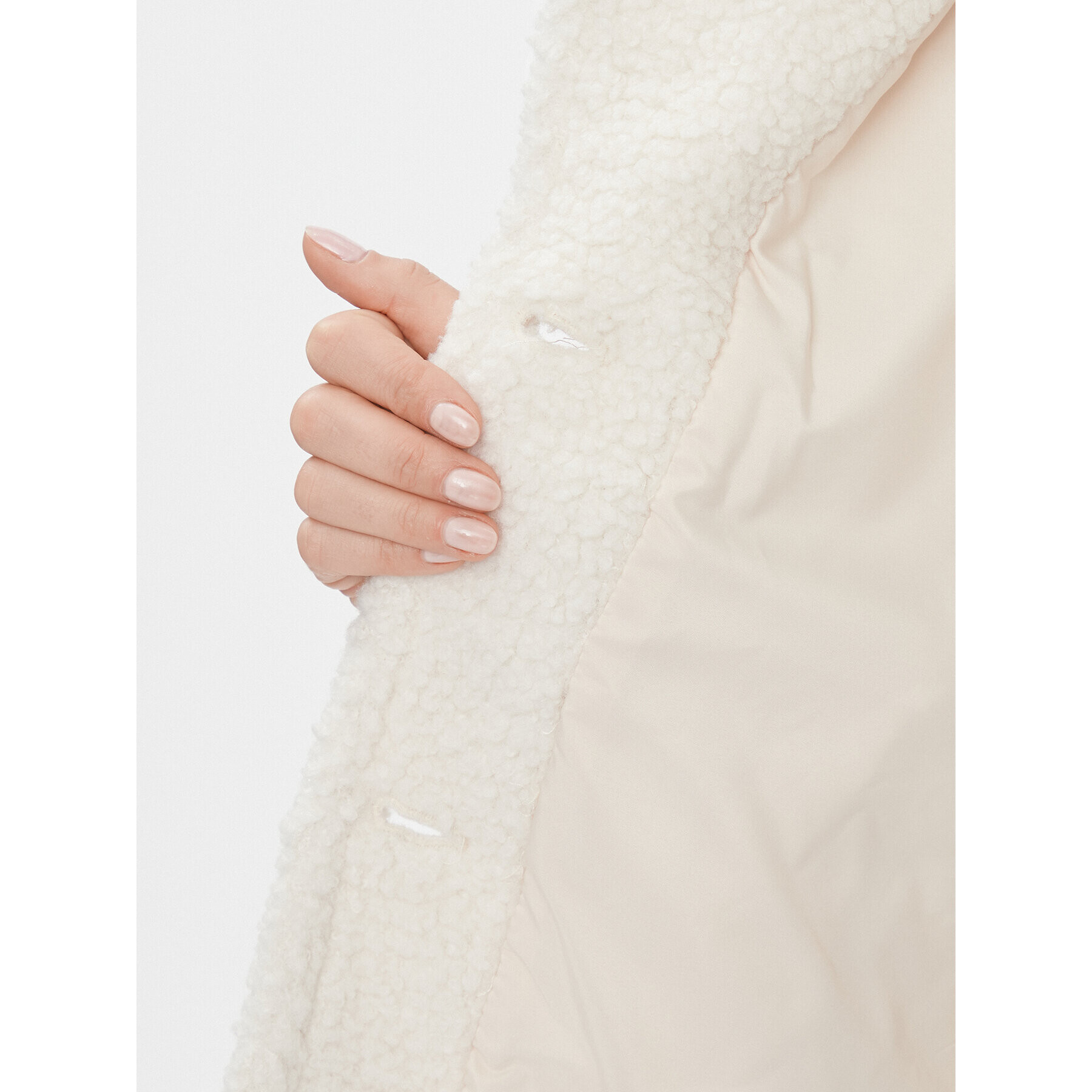 Vila Кожух Lilla 14095452 Екрю Regular Fit - Pepit.bg