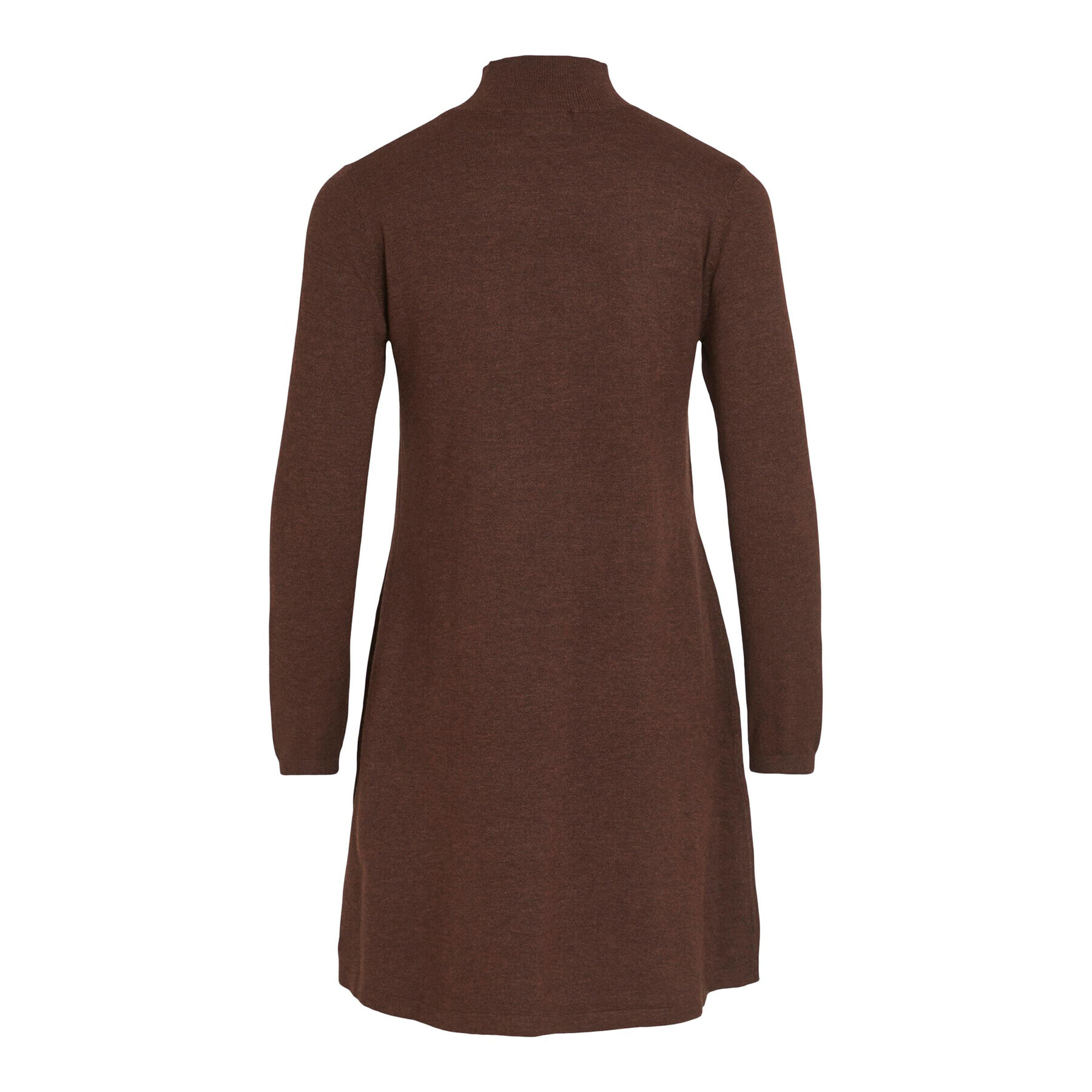 Vila Плетена рокля Comfy 14087511 Кафяв Regular Fit - Pepit.bg