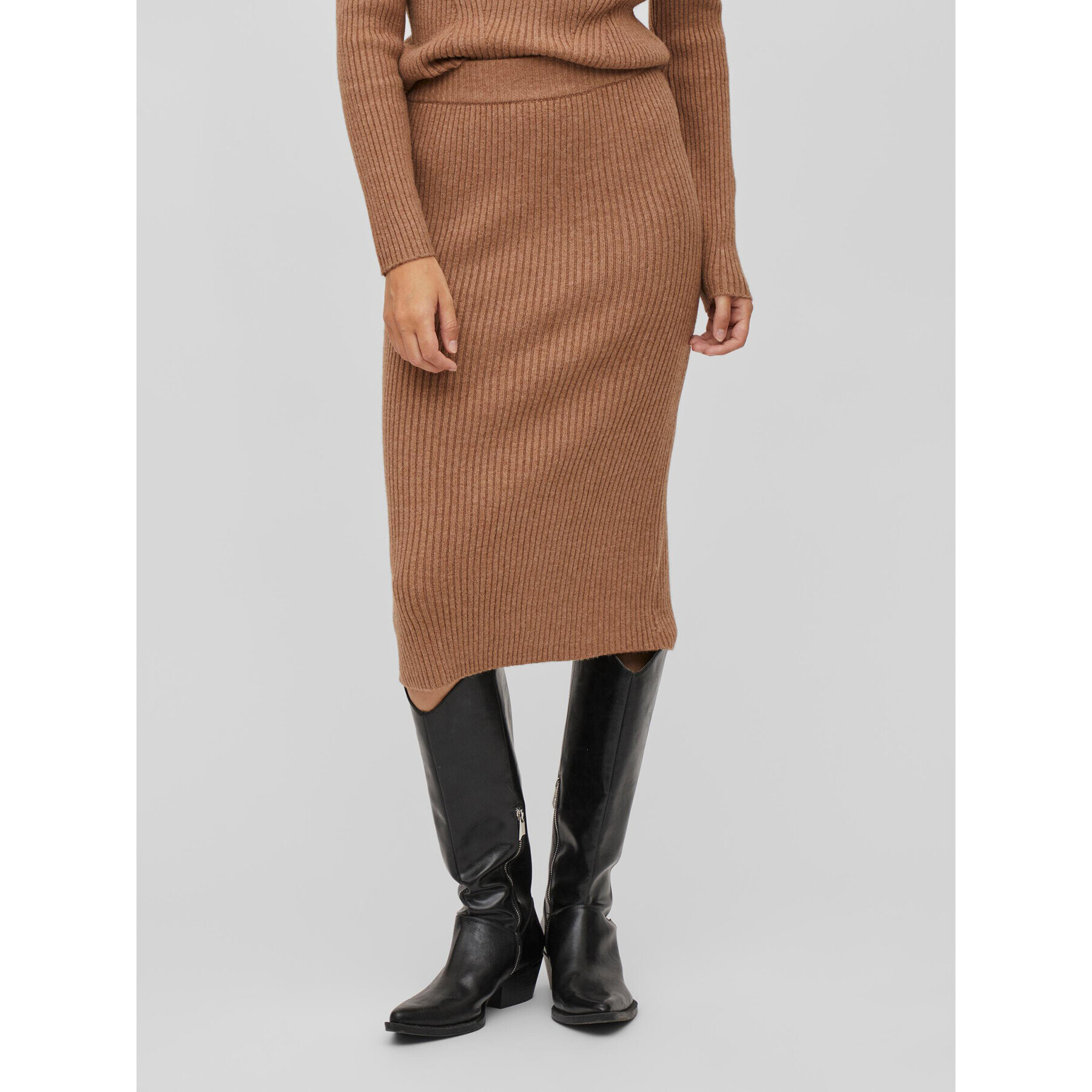 Vila Пола тип молив Corin 14075796 Бежов Slim Fit - Pepit.bg