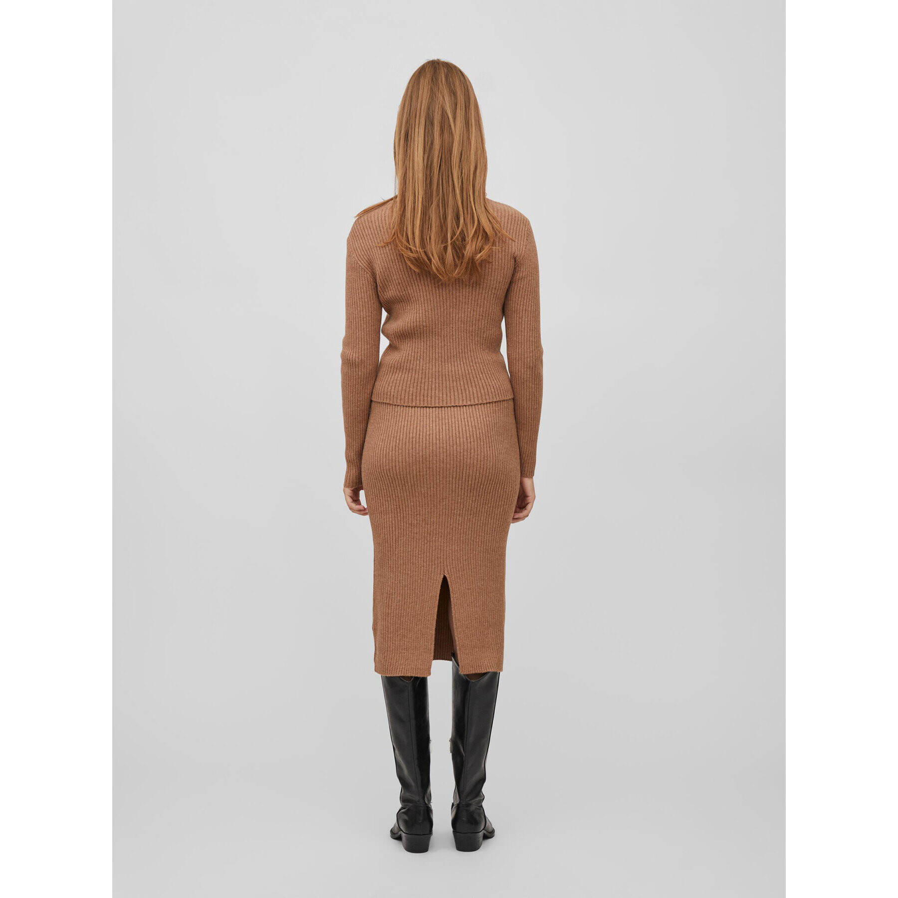 Vila Пола тип молив Corin 14075796 Бежов Slim Fit - Pepit.bg