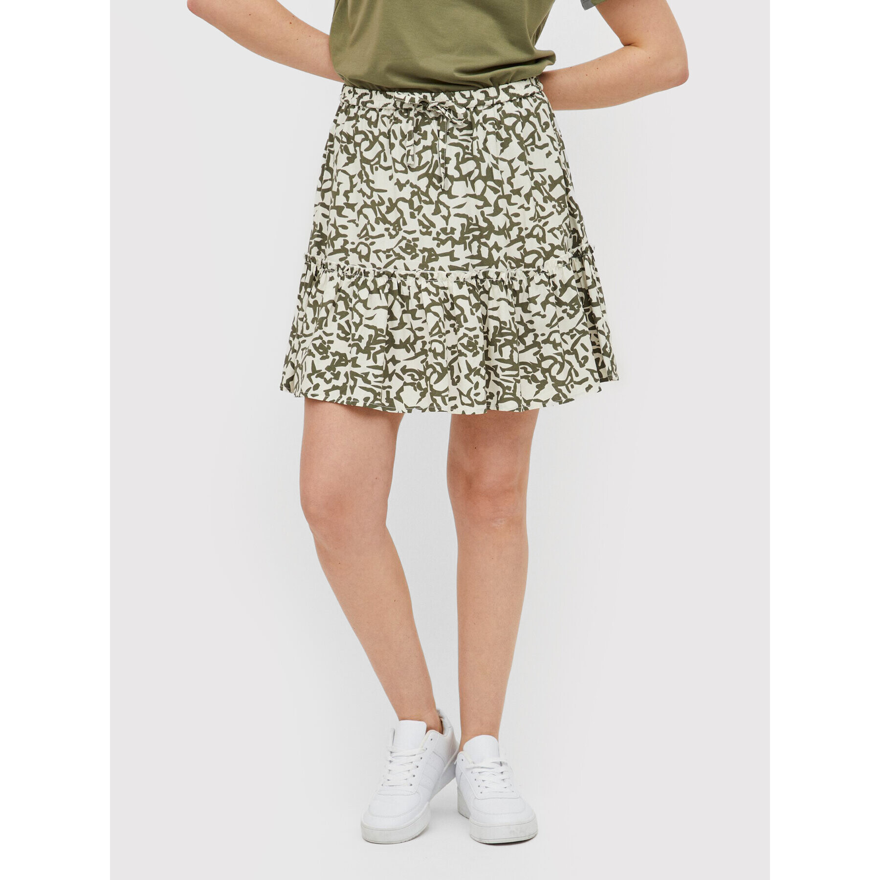 Vila Пола тип трапец Lise 14075614 Зелен Regular Fit - Pepit.bg
