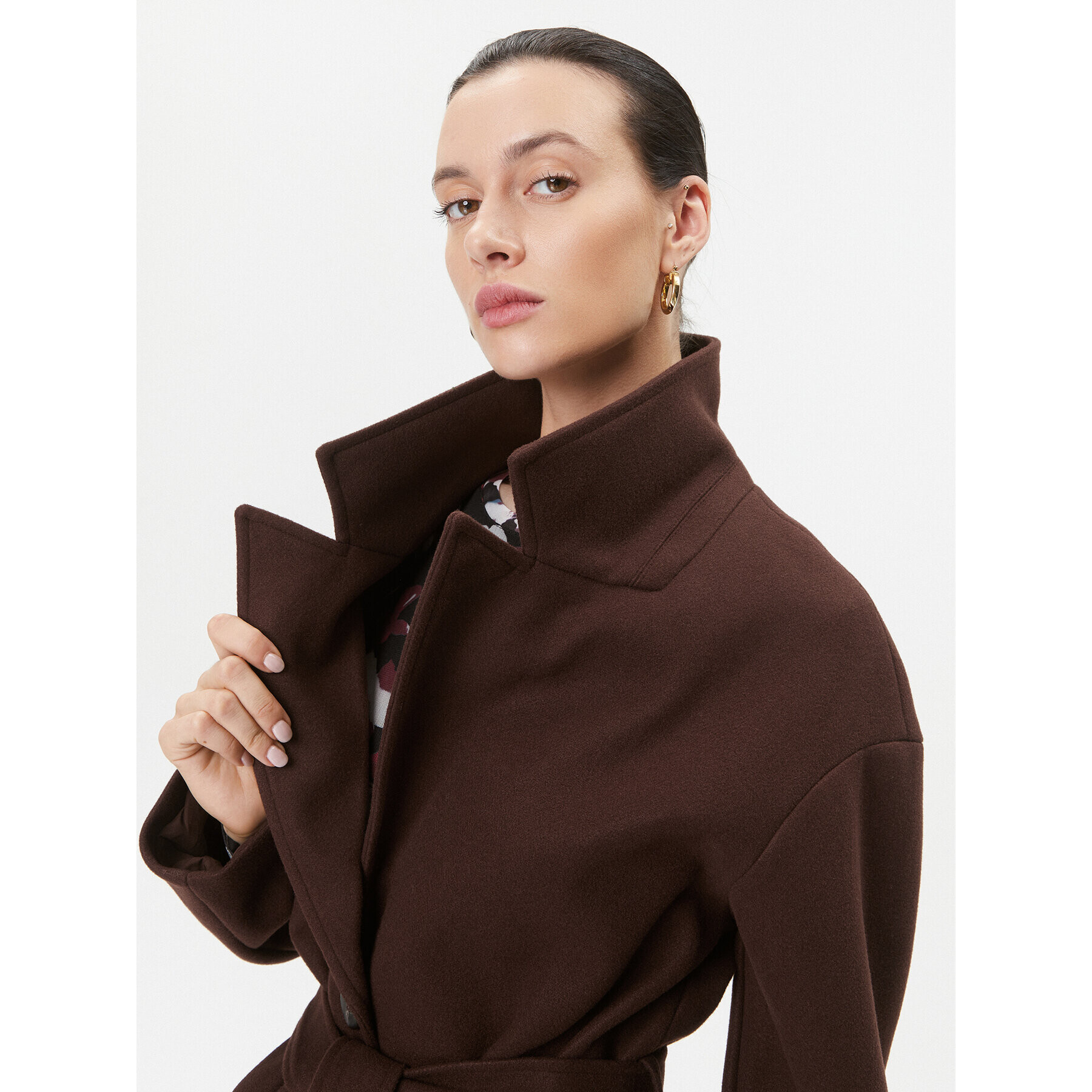 Vila Преходно палто 14084347 Кафяв Regular Fit - Pepit.bg