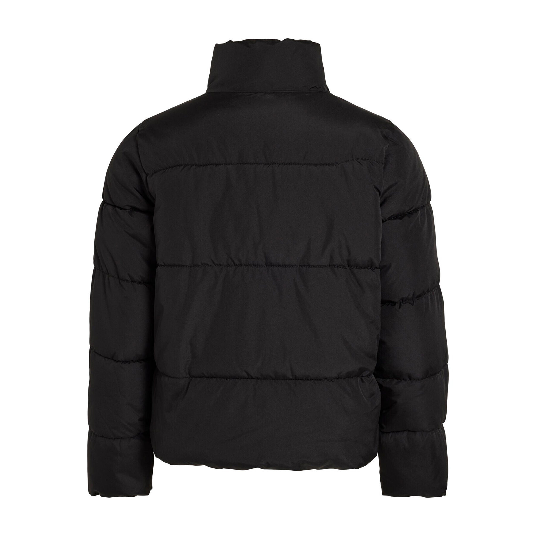 Vila Пухено яке 14076559 Черен Regular Fit - Pepit.bg