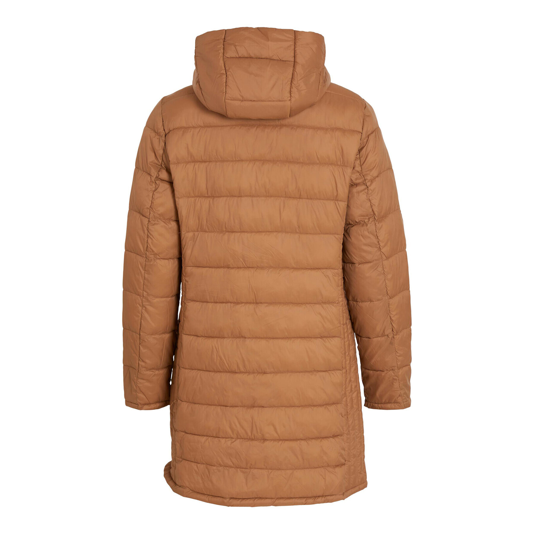 Vila Пухено яке Sibiria 14075109 Кафяв Regular Fit - Pepit.bg
