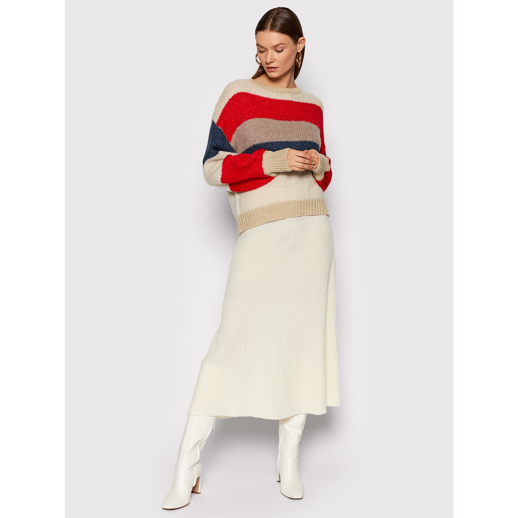 Vila Пуловер Olivia 14072660 Цветен Relaxed Fit - Pepit.bg