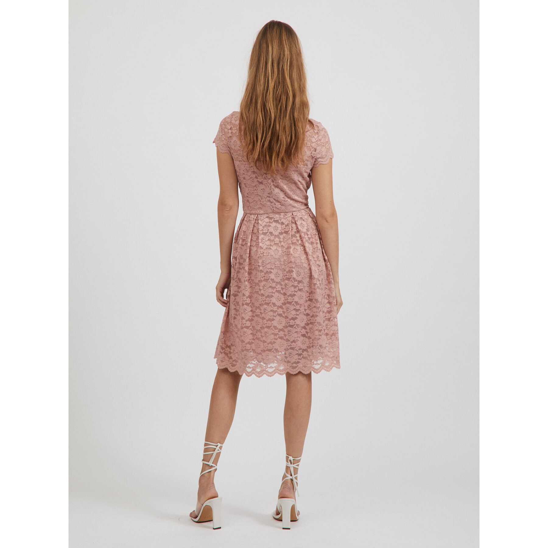 Vila Рокля 14067460 Розов Loose Fit - Pepit.bg
