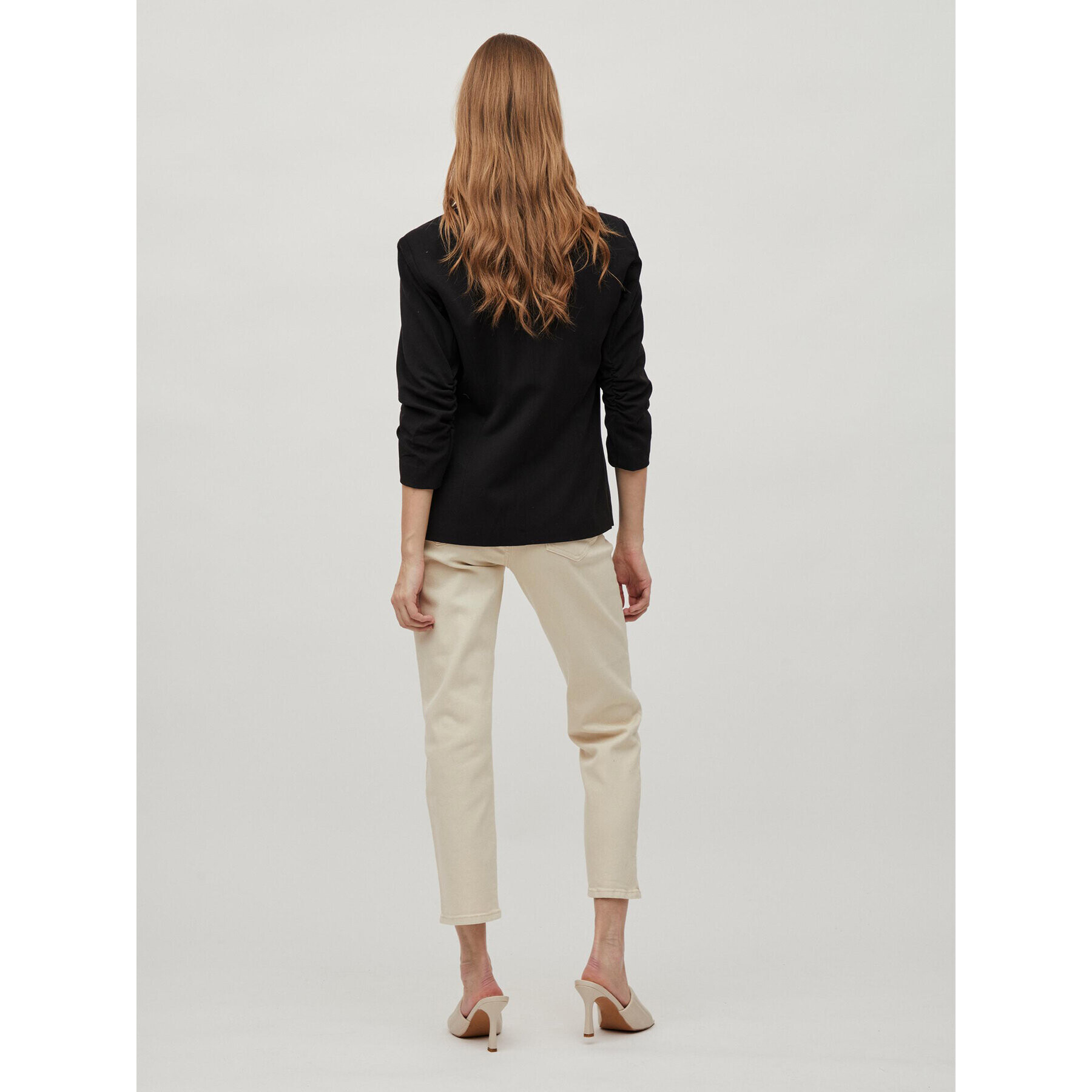 Vila Сако Her New 14039434 Черен Regular Fit - Pepit.bg