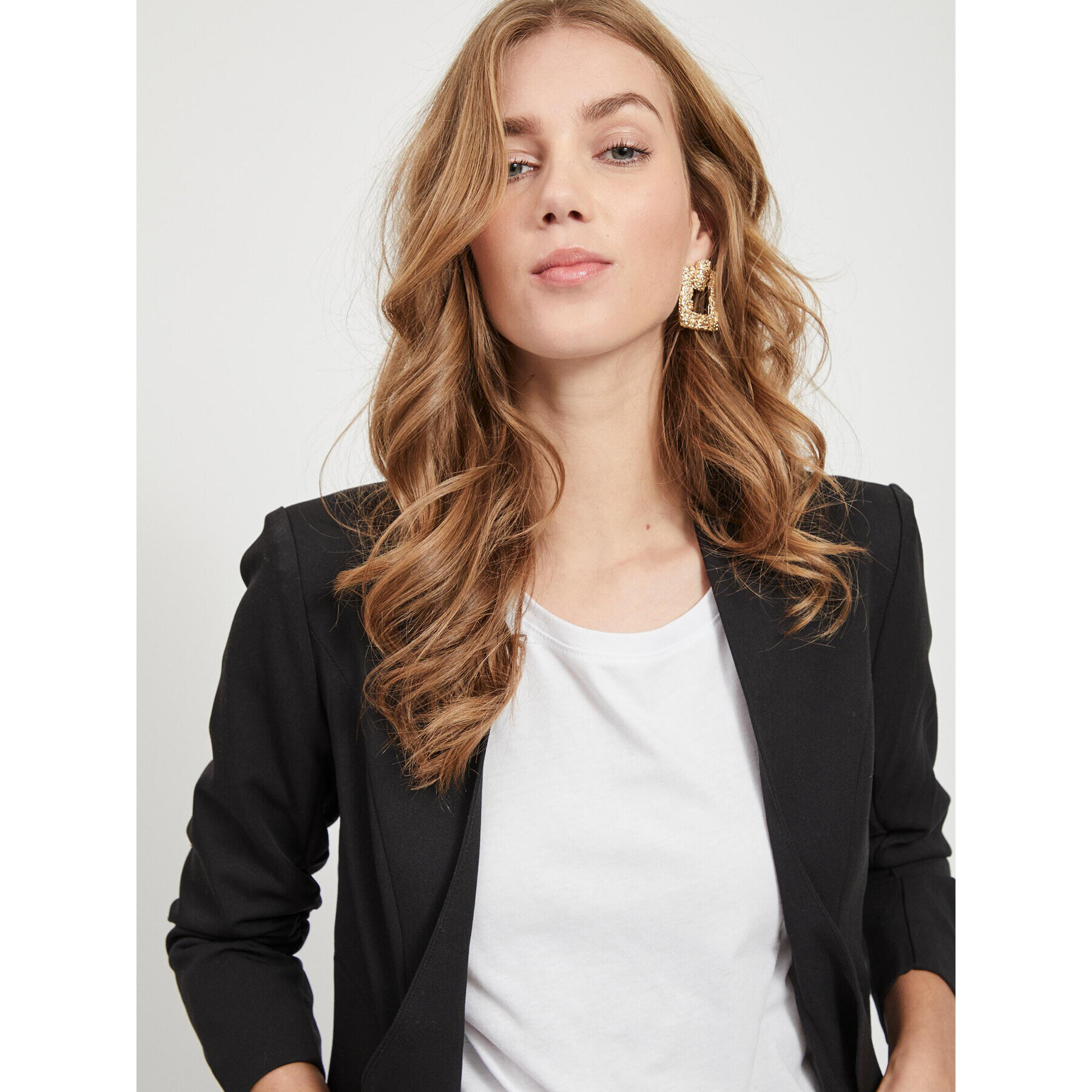 Vila Сако Her New 14039434 Черен Regular Fit - Pepit.bg