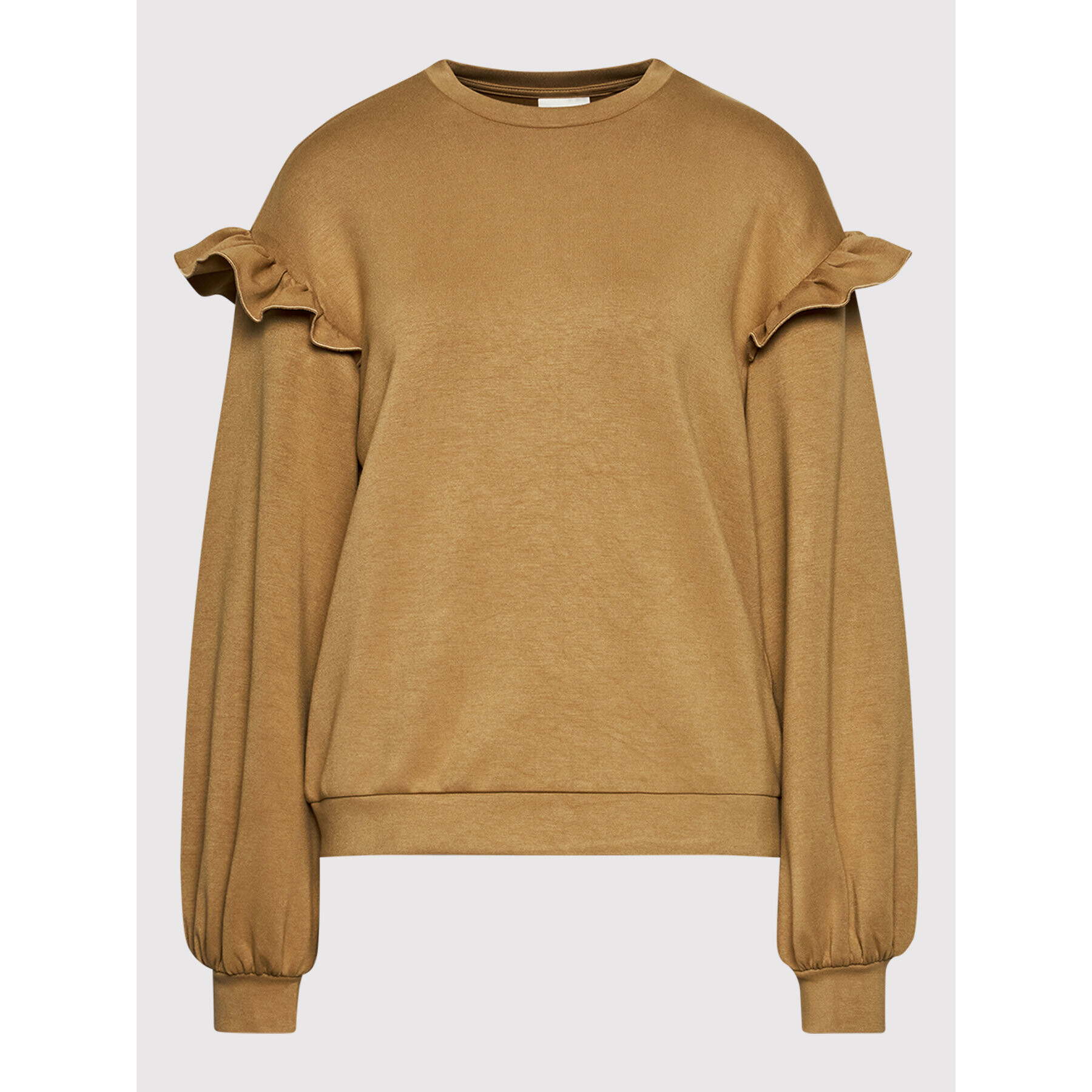 Vila Суитшърт Sif 14067685 Кафяв Relaxed Fit - Pepit.bg