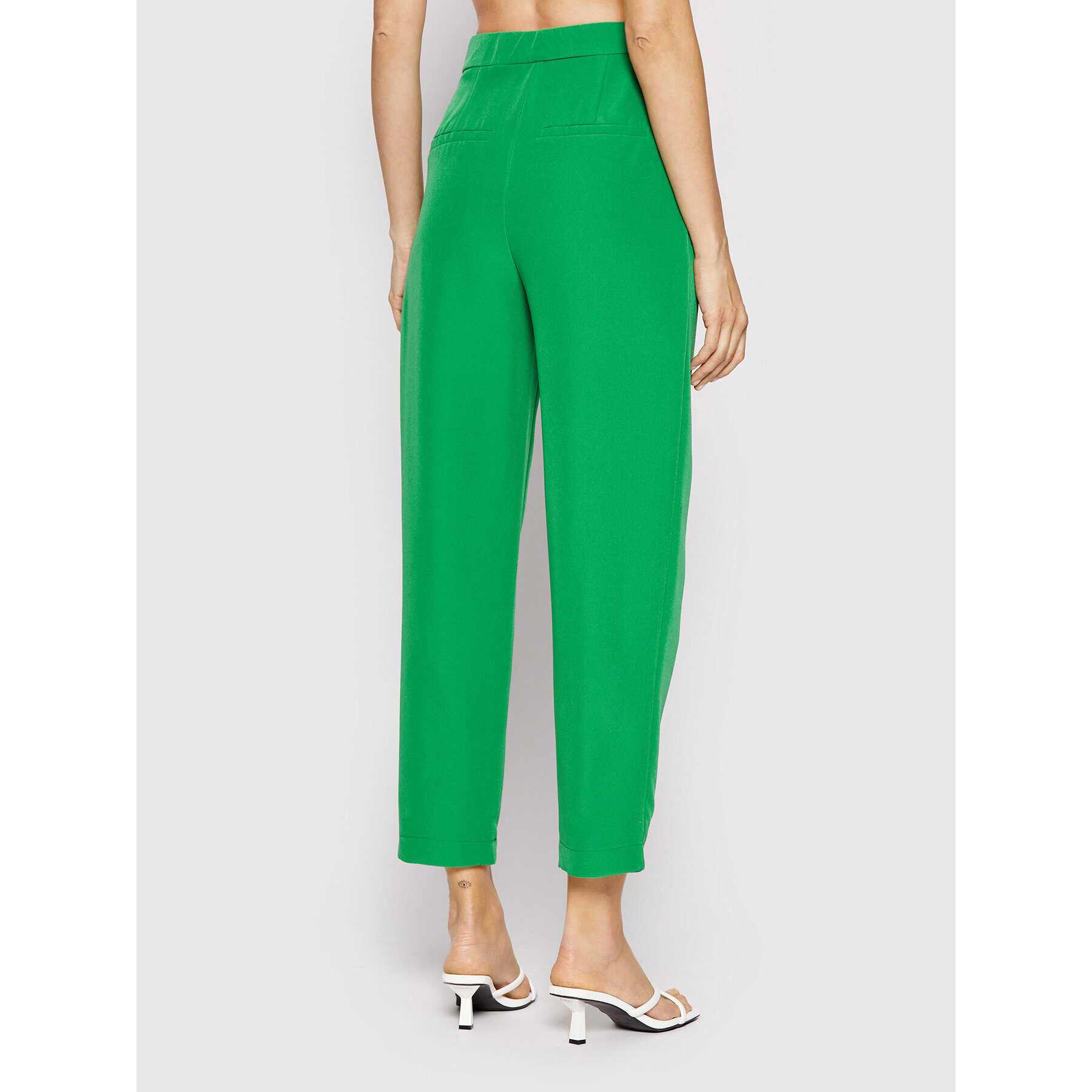 Vila Текстилни панталони Ashara 14074769 Зелен Regular Fit - Pepit.bg