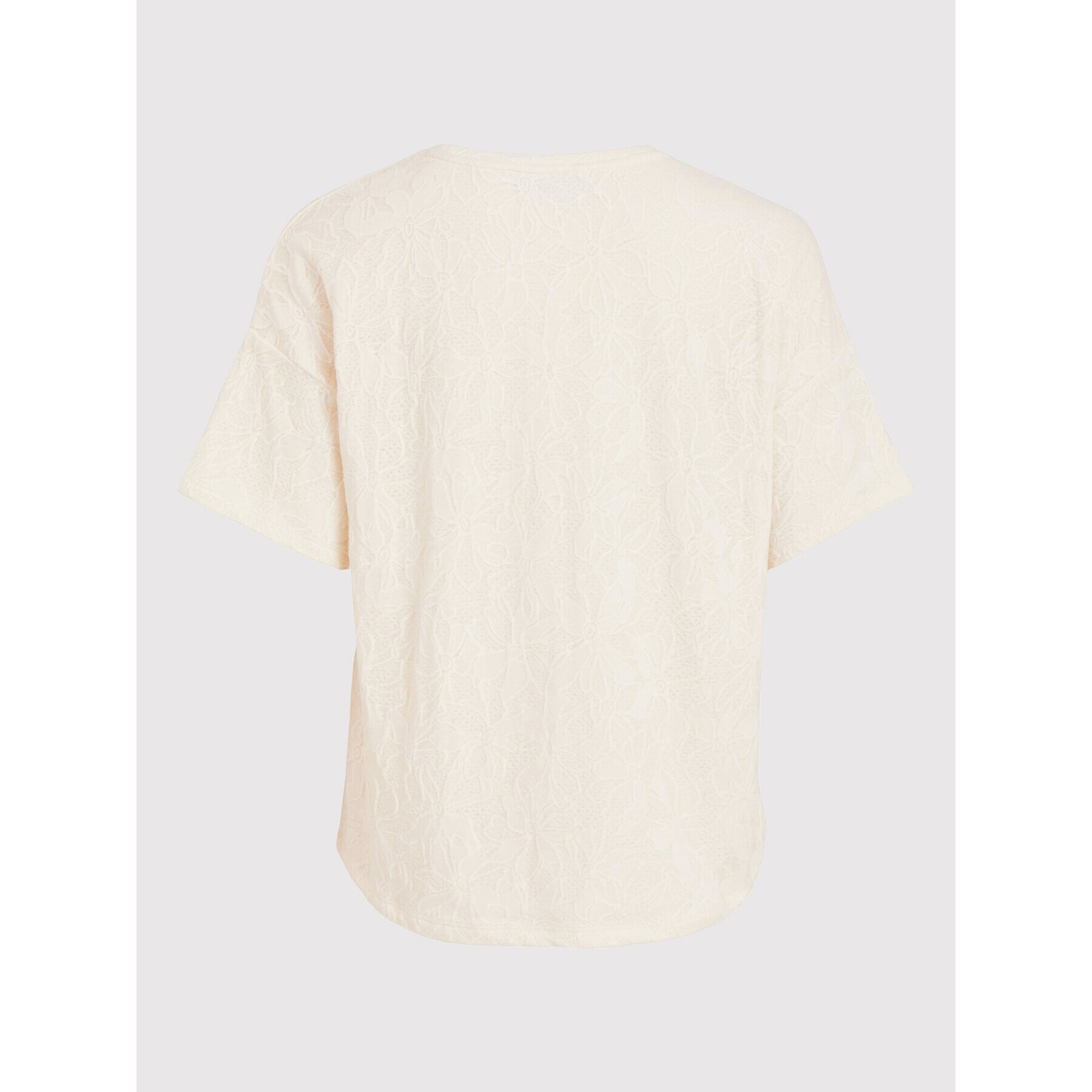 Vila Тишърт Blomst 14075207 Бежов Relaxed Fit - Pepit.bg