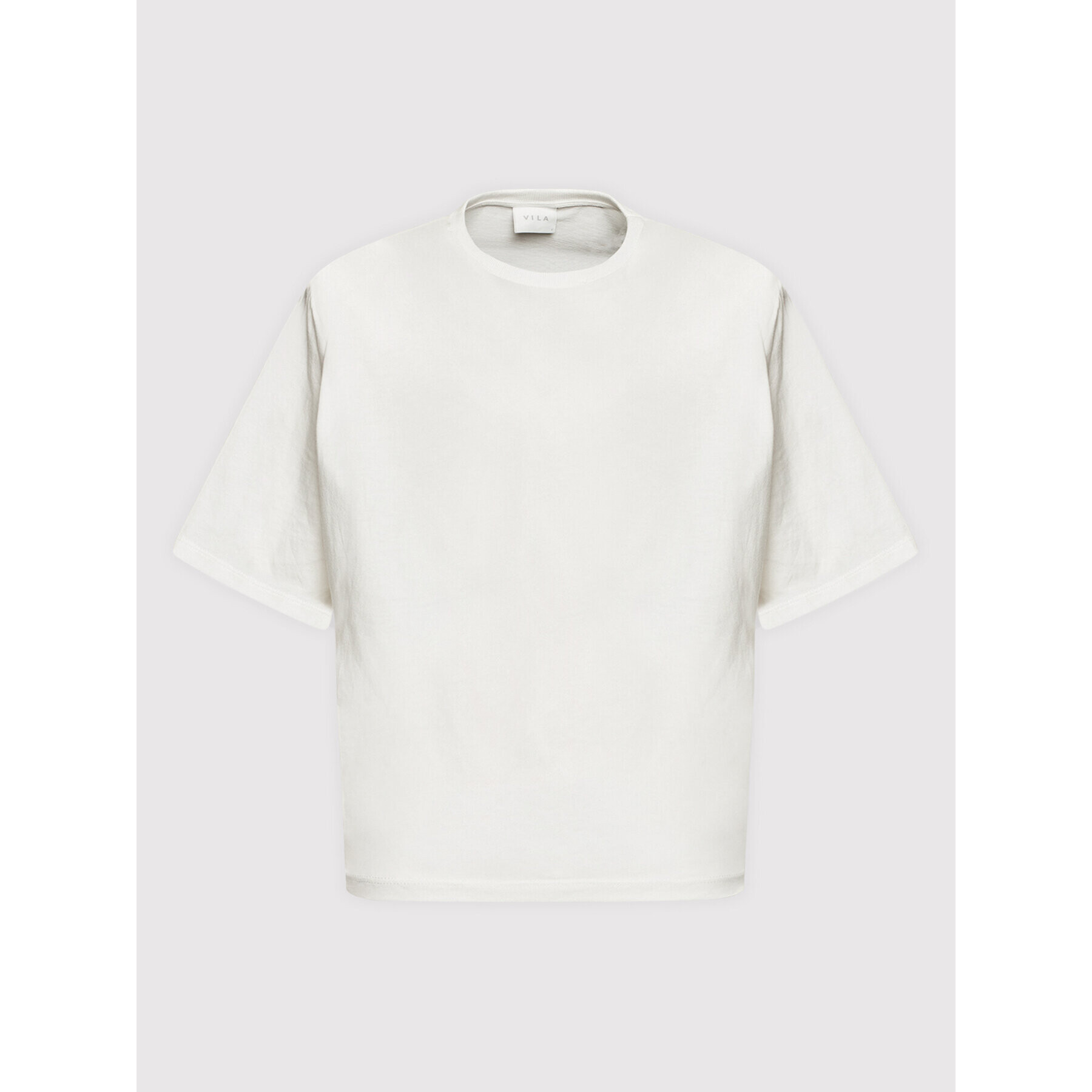 Vila Тишърт Tanas 14071391 Бял Relaxed Fit - Pepit.bg