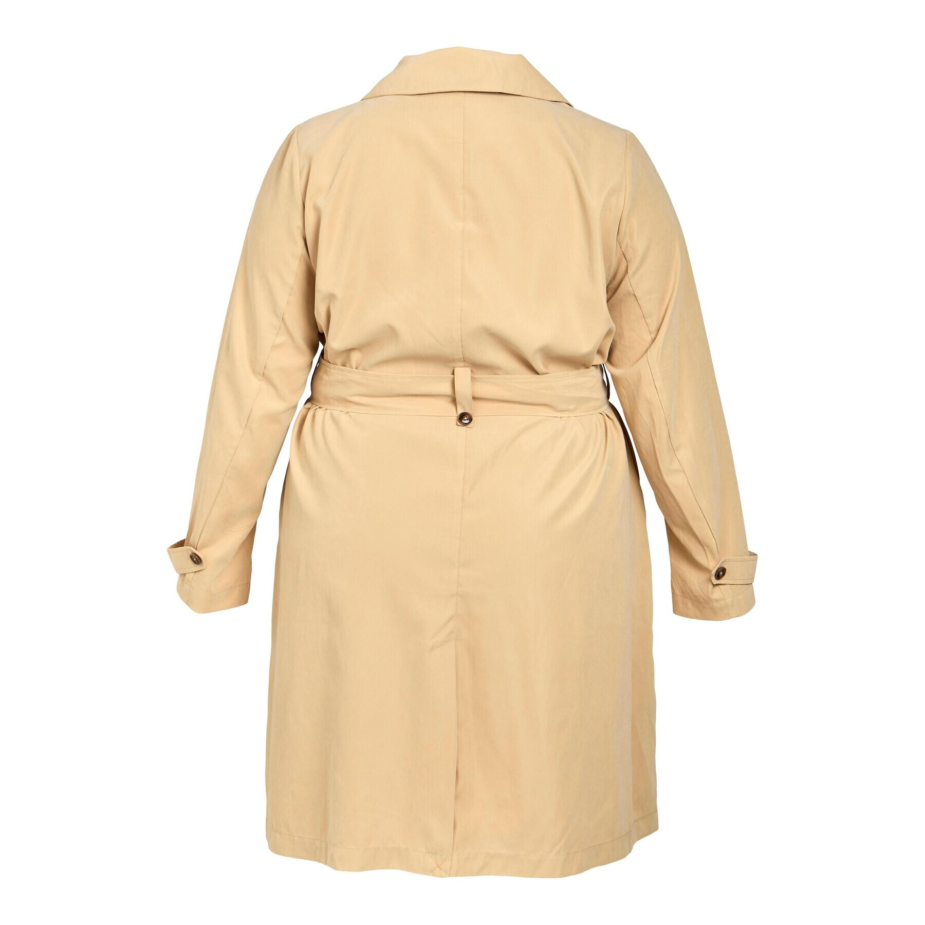 Evoked Vila Vila Тренч Julian 14082286 Екрю Regular Fit - Pepit.bg