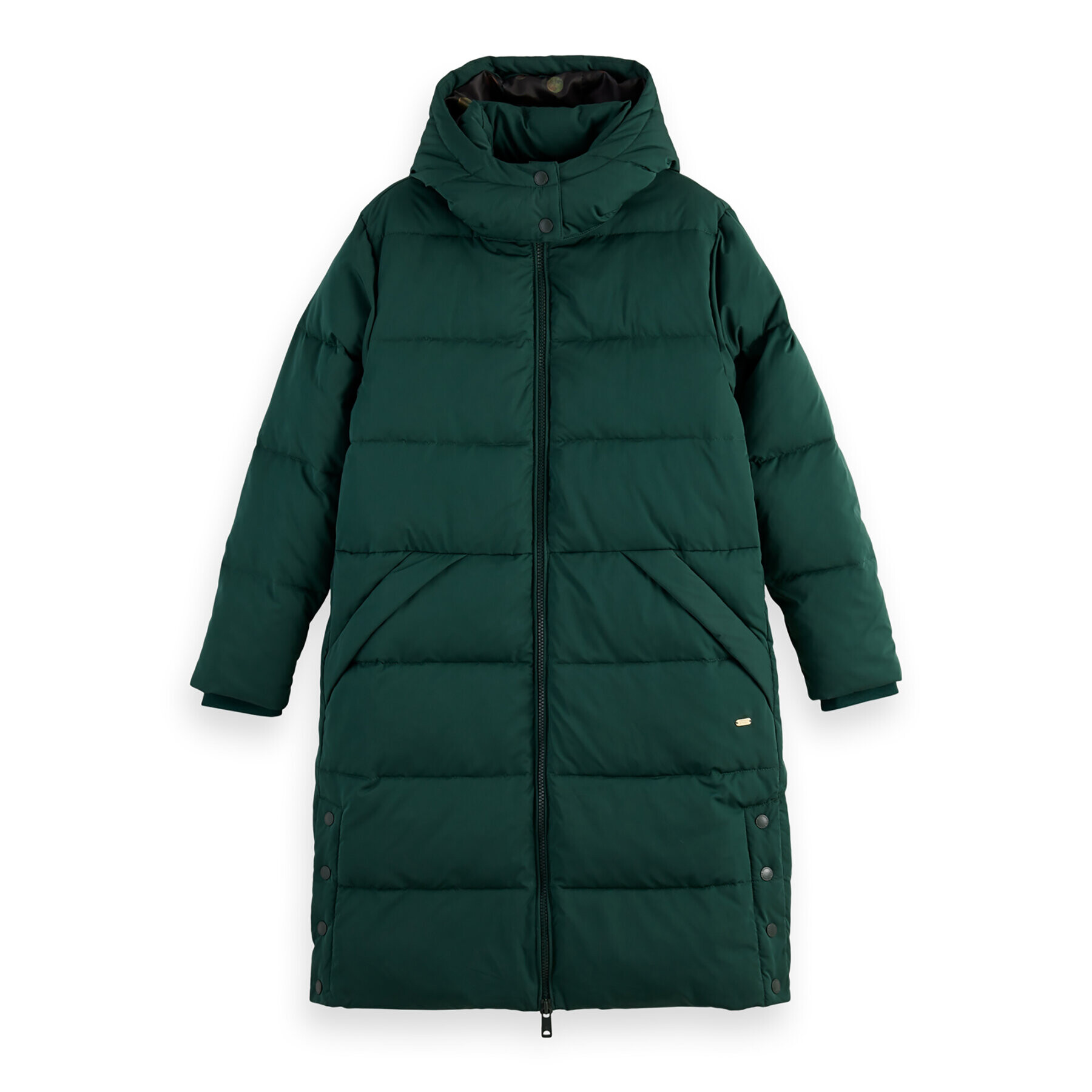 Scotch & Soda Пухено яке 168761 Зелен Regular Fit - Pepit.bg